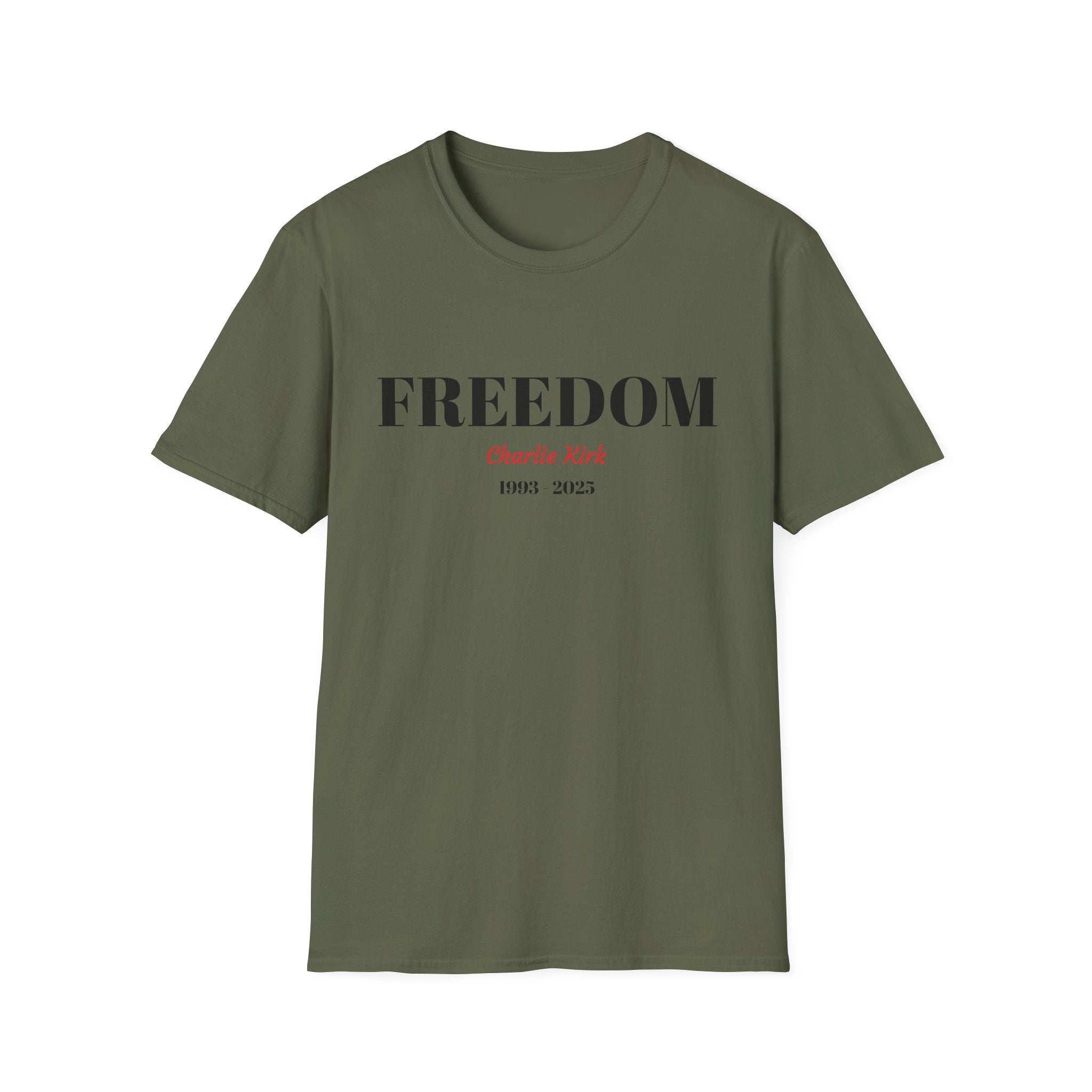Unisex T-Shirt Charlie Kirk Freedom Shirt