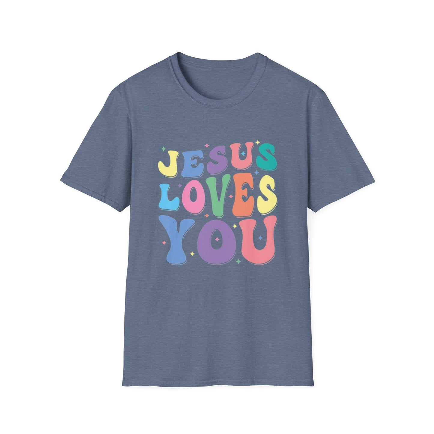 Jesus Loves You - Unisex Softstyle T-Shirt - Fun and Casual Wear for All Occasions