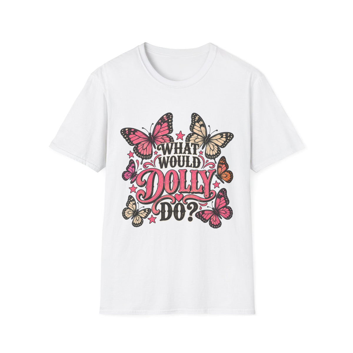 What Would Dolly Do? Butterfly Graphic Tee