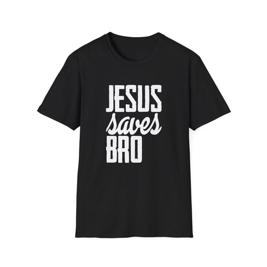 Jesus Saves Bro - Unisex Softstyle T-Shirt
