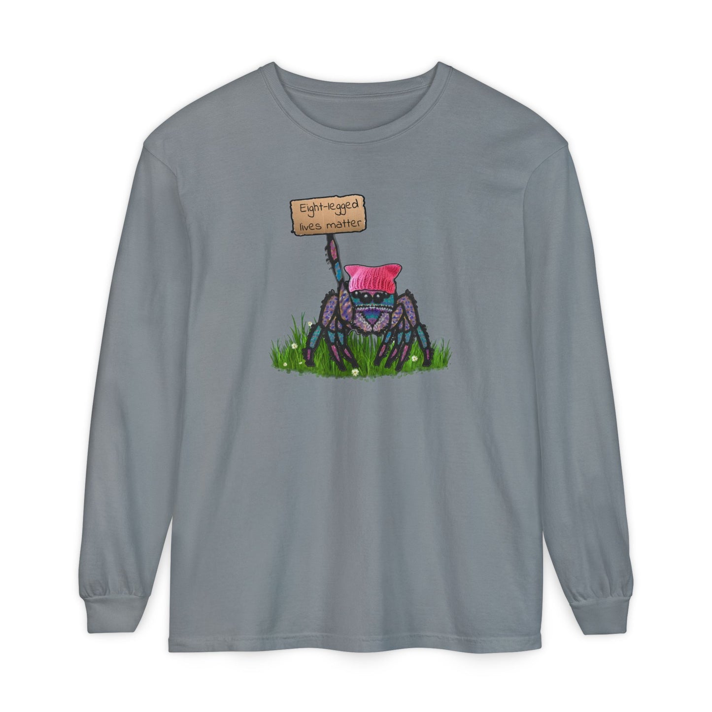 Unisex Garment-dyed Long Sleeve T-Shirt