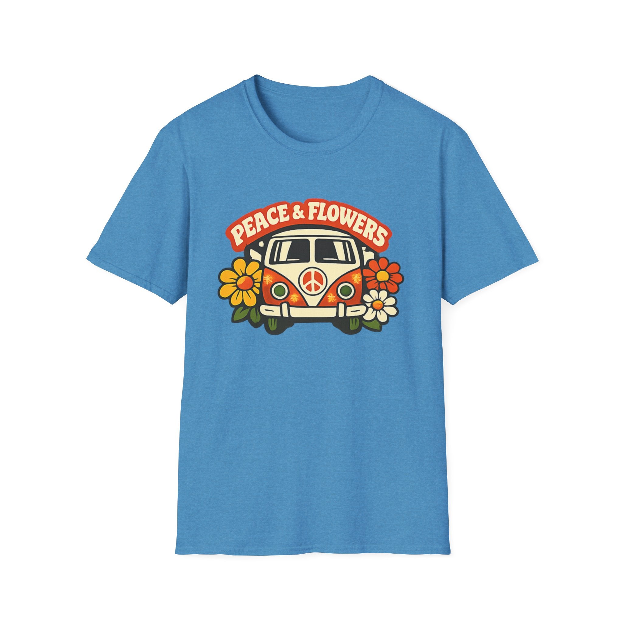 Hippie Van Peace & Flowers T-Shirt