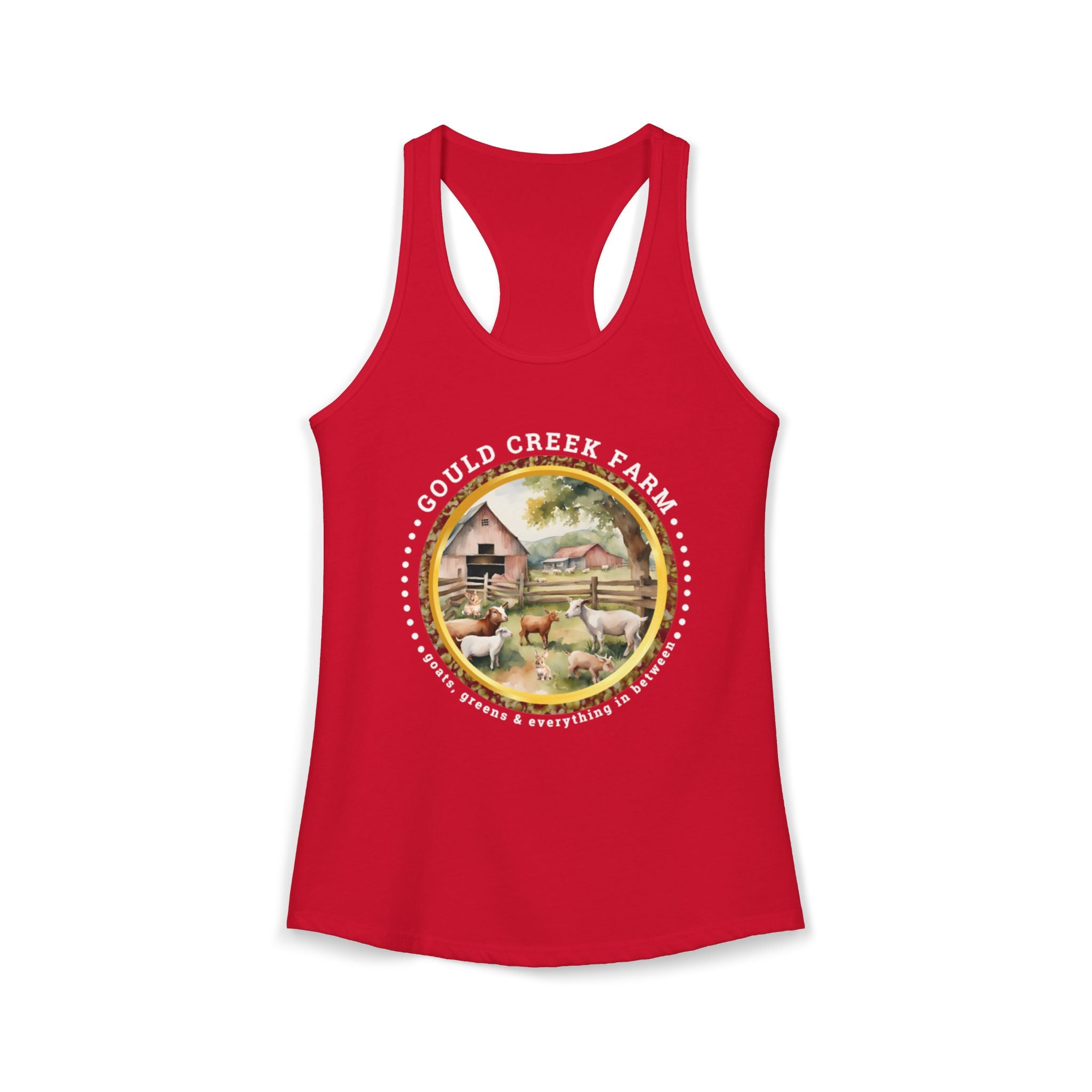 Women's Ideal Racerback Tank Gould creek farm