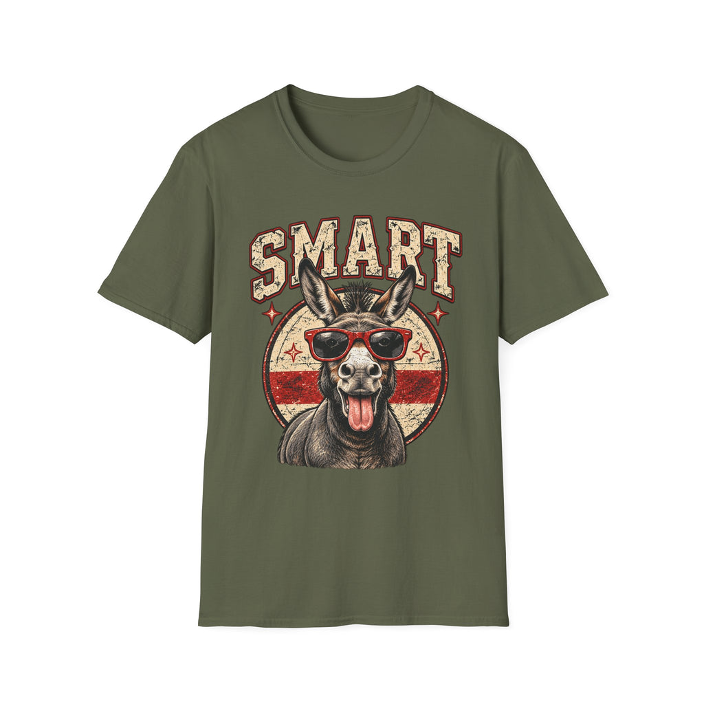 Smart Ass – Funny Donkey Vintage Graphic Tee
