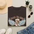 God Bless Cowgirls – Western Angel Wings Graphic Tee