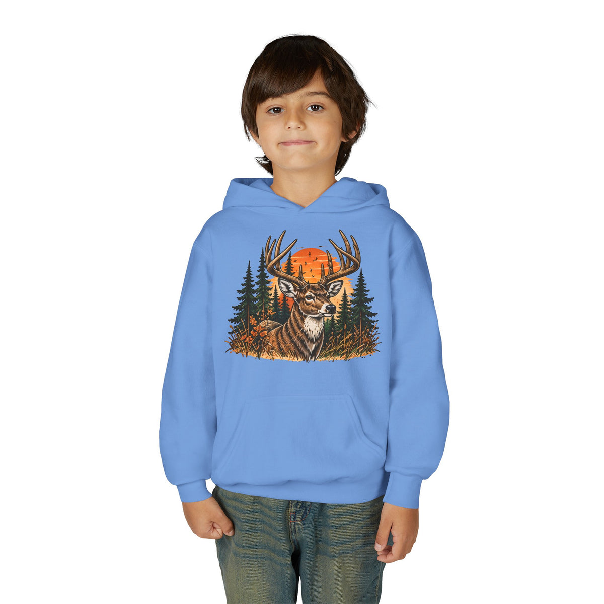 Whitetail Sunset Kids Hoodie