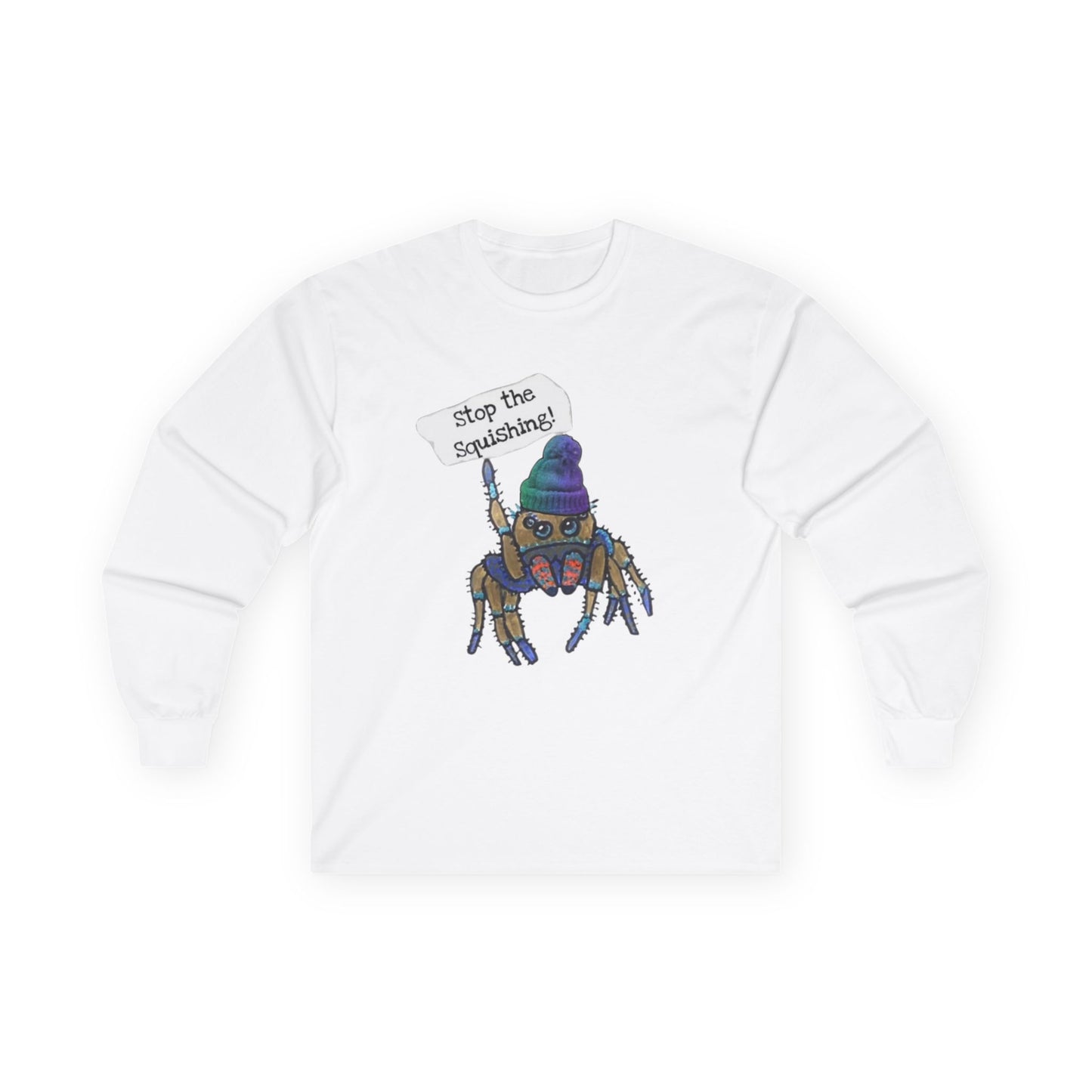Stop The Squishing - Unisex Ultra Cotton Long Sleeve Tee