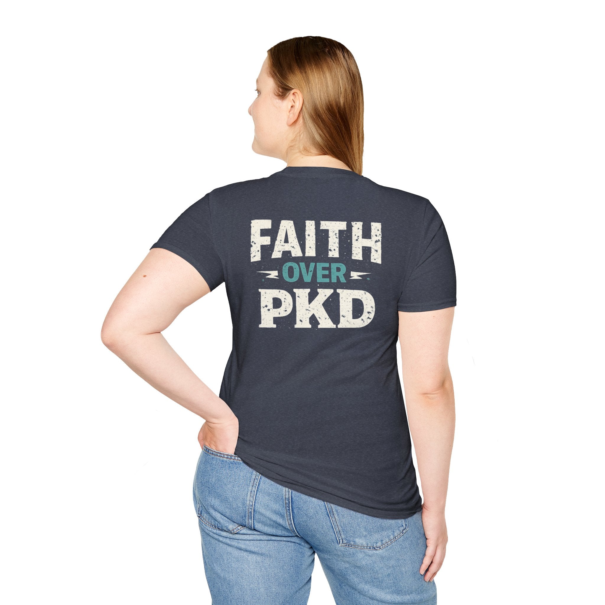 Faith Over PKD T-Shirt — Polycystic Kidney Disease Awareness Tee