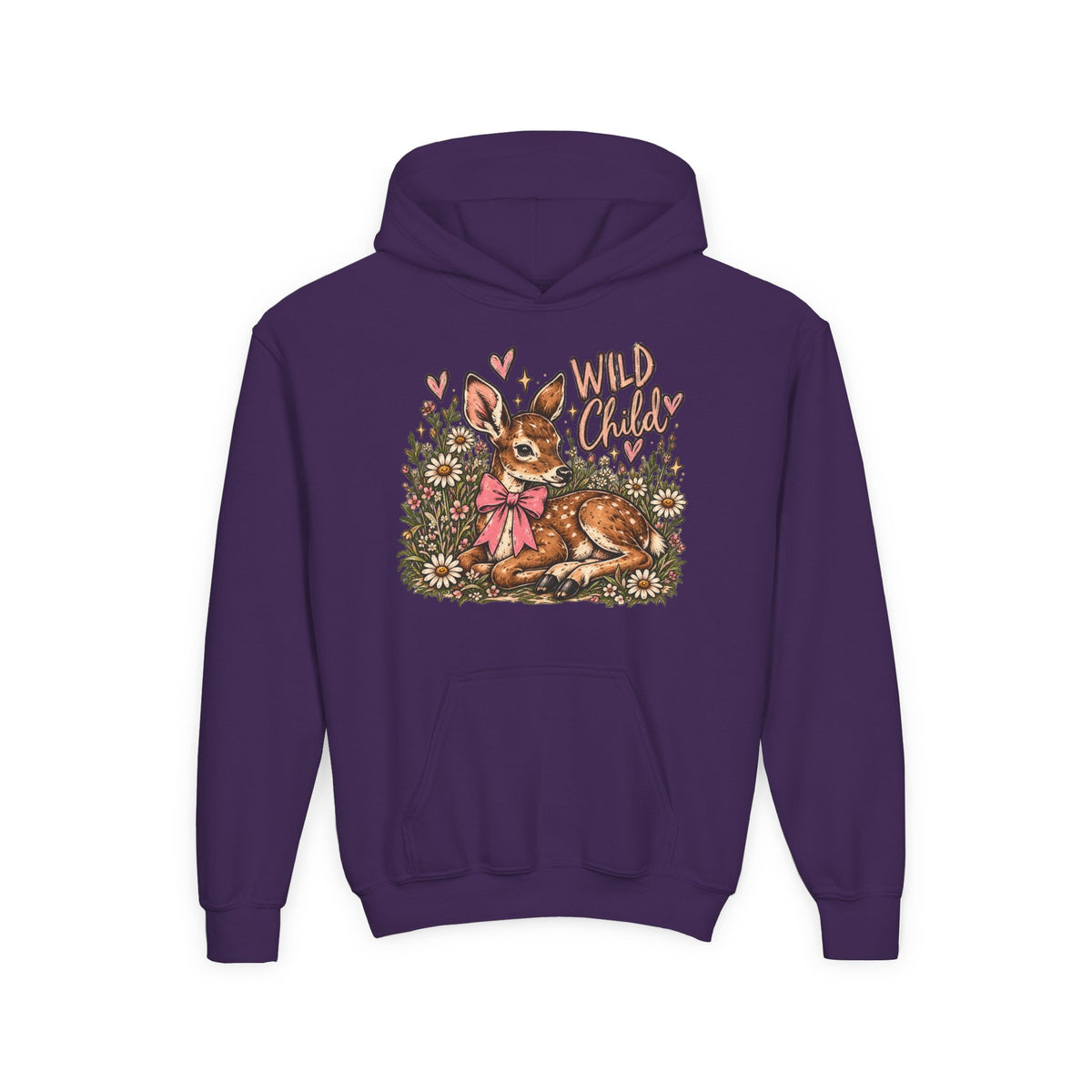 Wild Child Woodland Fawn Kids Hoodie