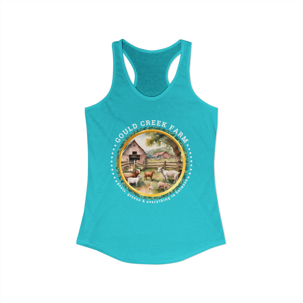 Women's Ideal Racerback Tank Gould creek farm
