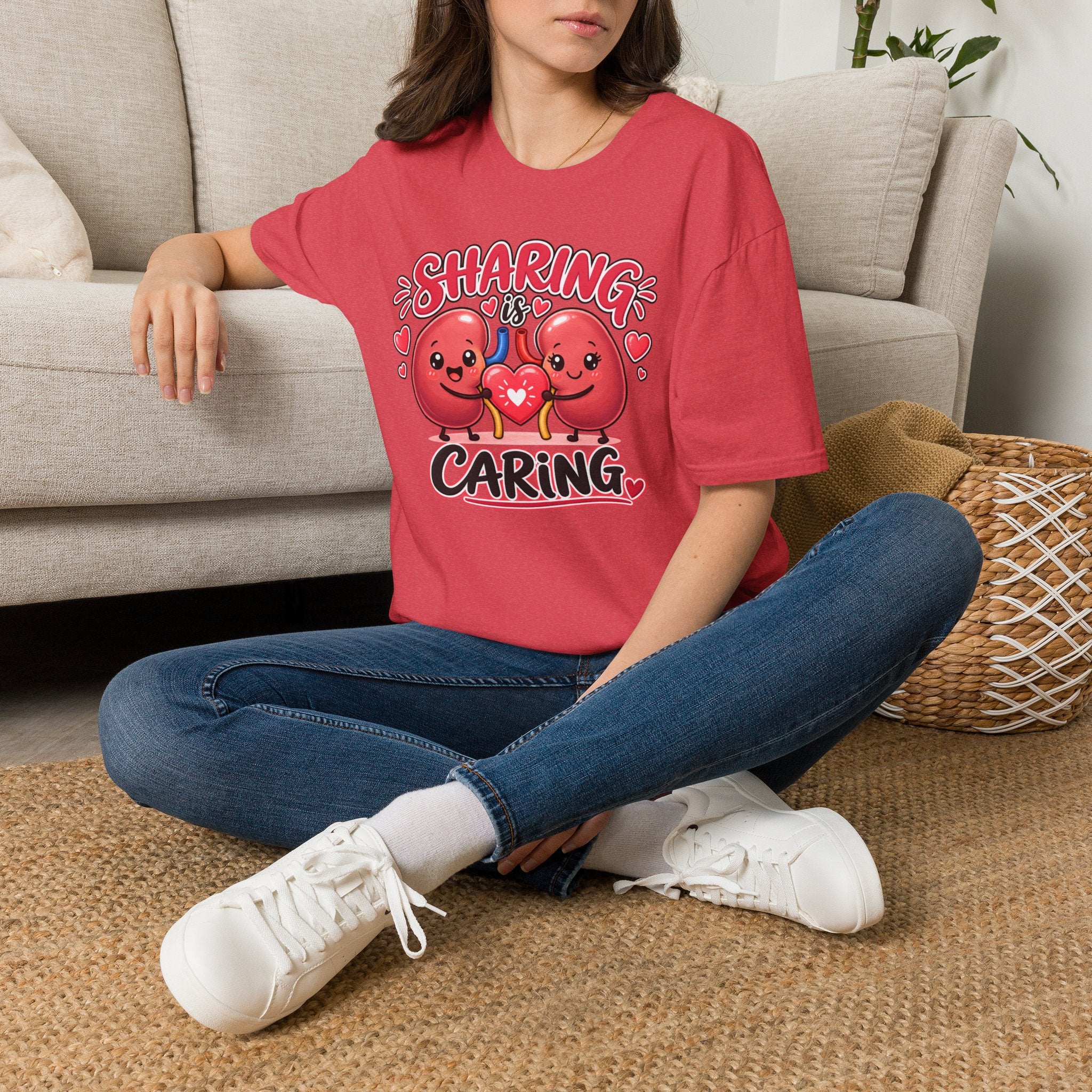 Sharing Is Caring — Kidney Edition ❤️  T-Shirt