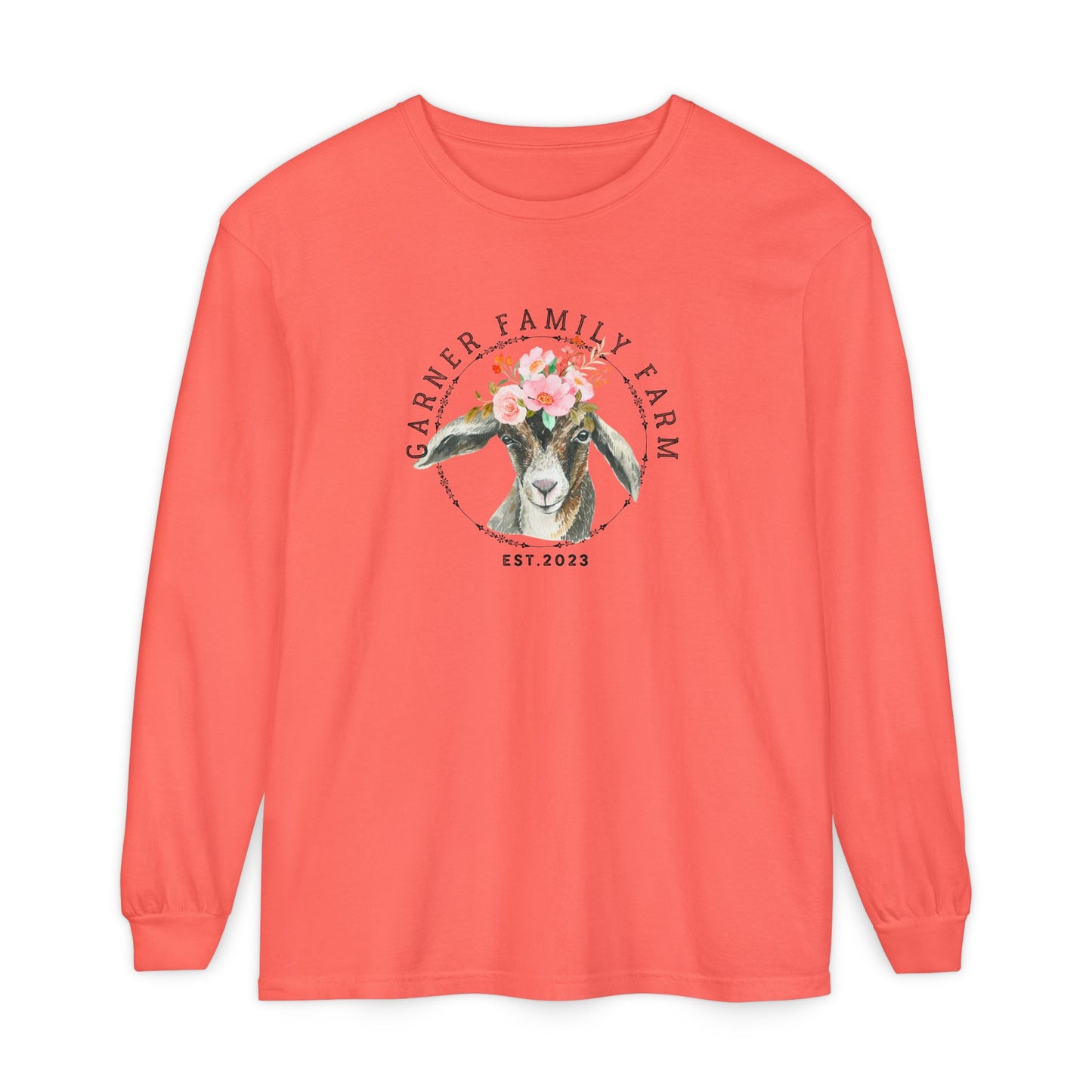 Garner Family Farm - Unisex Garment-dyed Long Sleeve T-Shirt