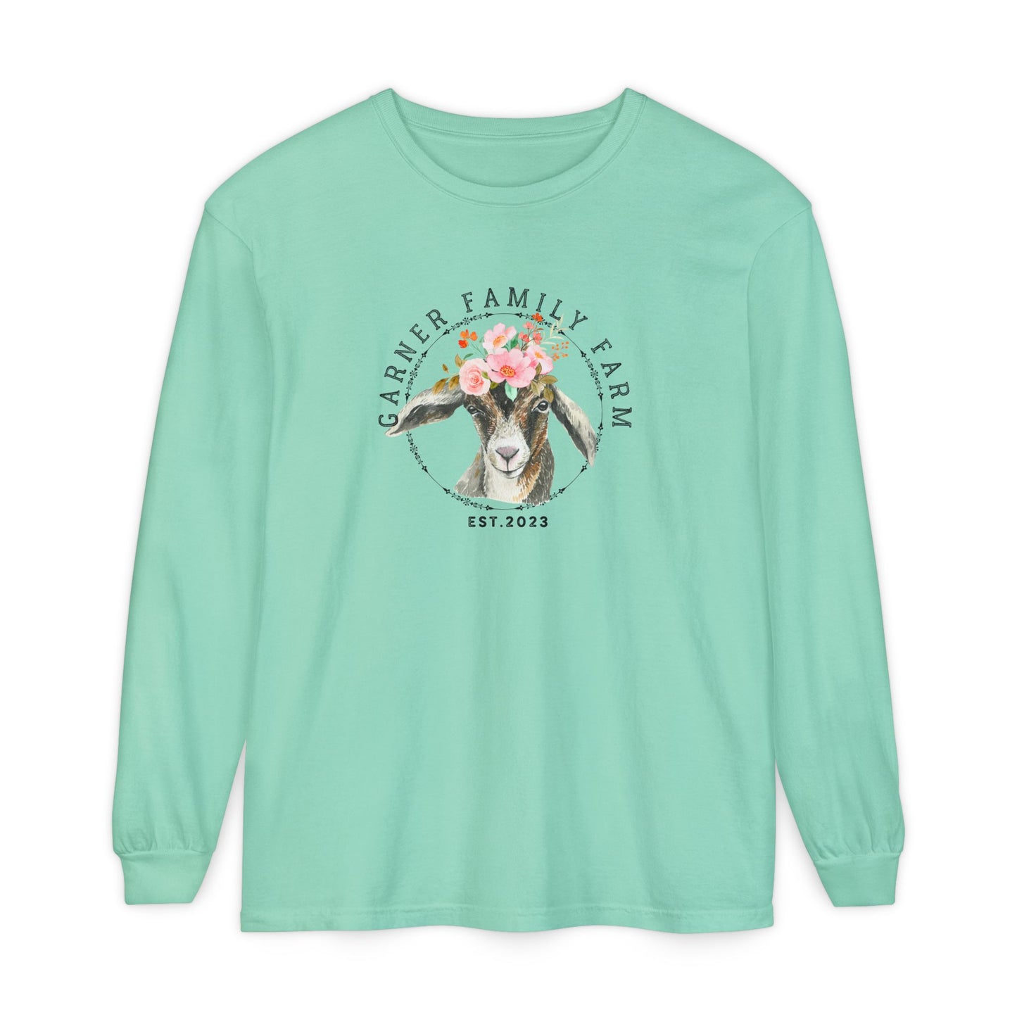Garner Family Farm - Unisex Garment-dyed Long Sleeve T-Shirt