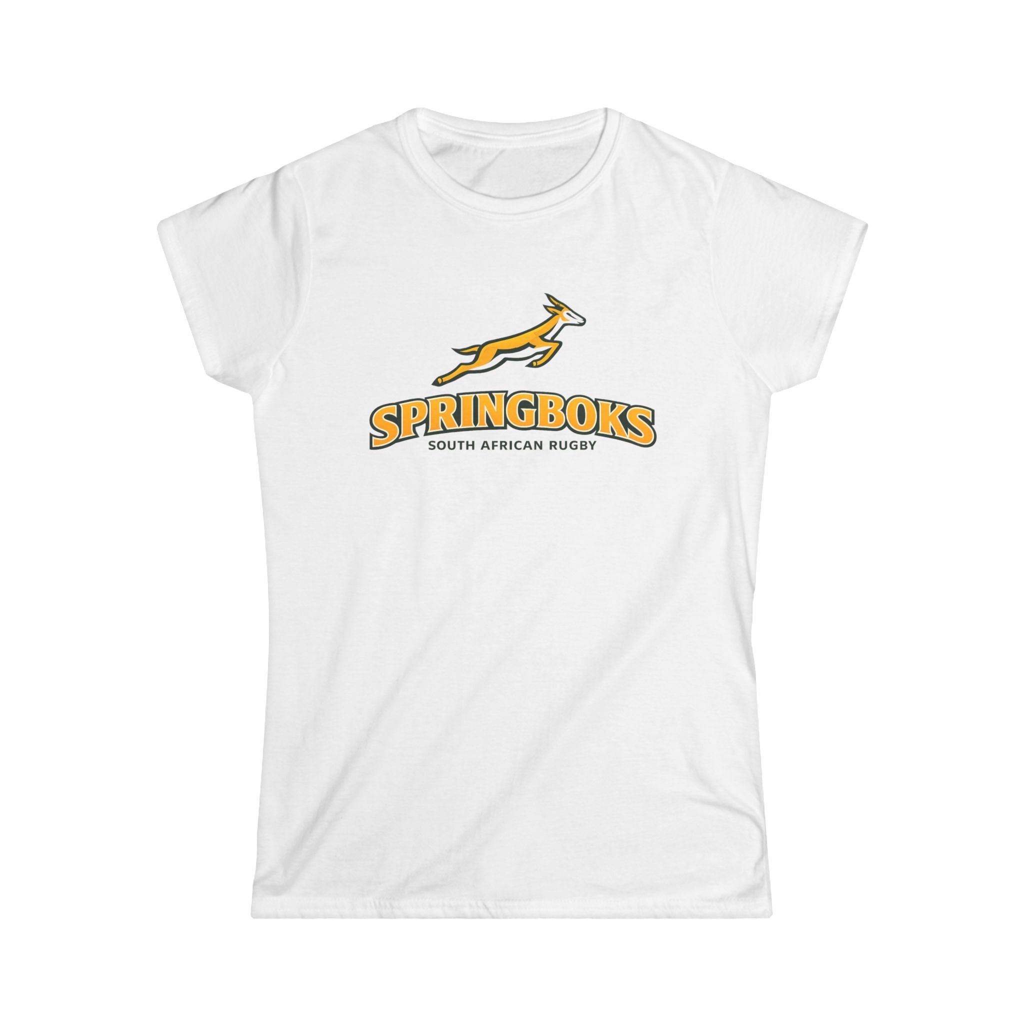 Springboks Women's Rugby Tee — South African Rugby Logo Shirt