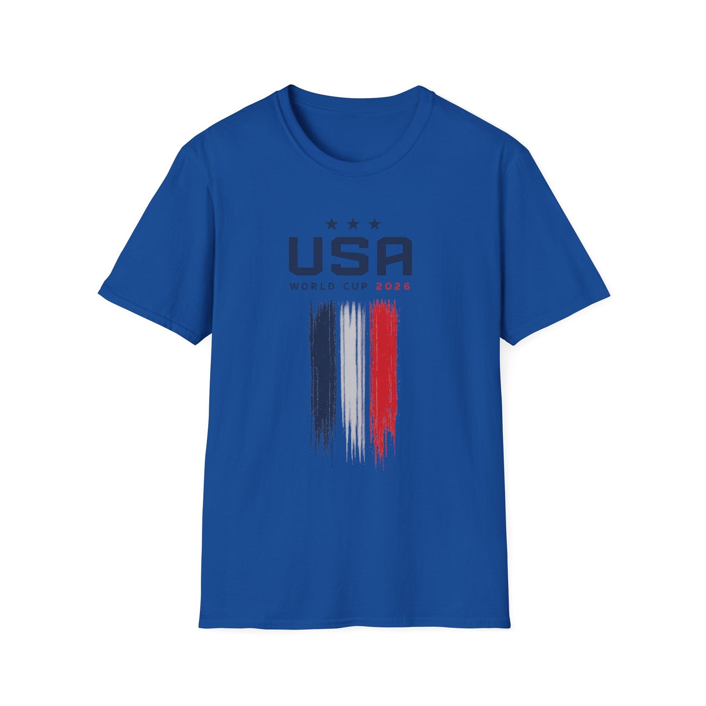 USA World Cup 2026 T-Shirt — Patriotic Red White Blue Soccer Fan Tee