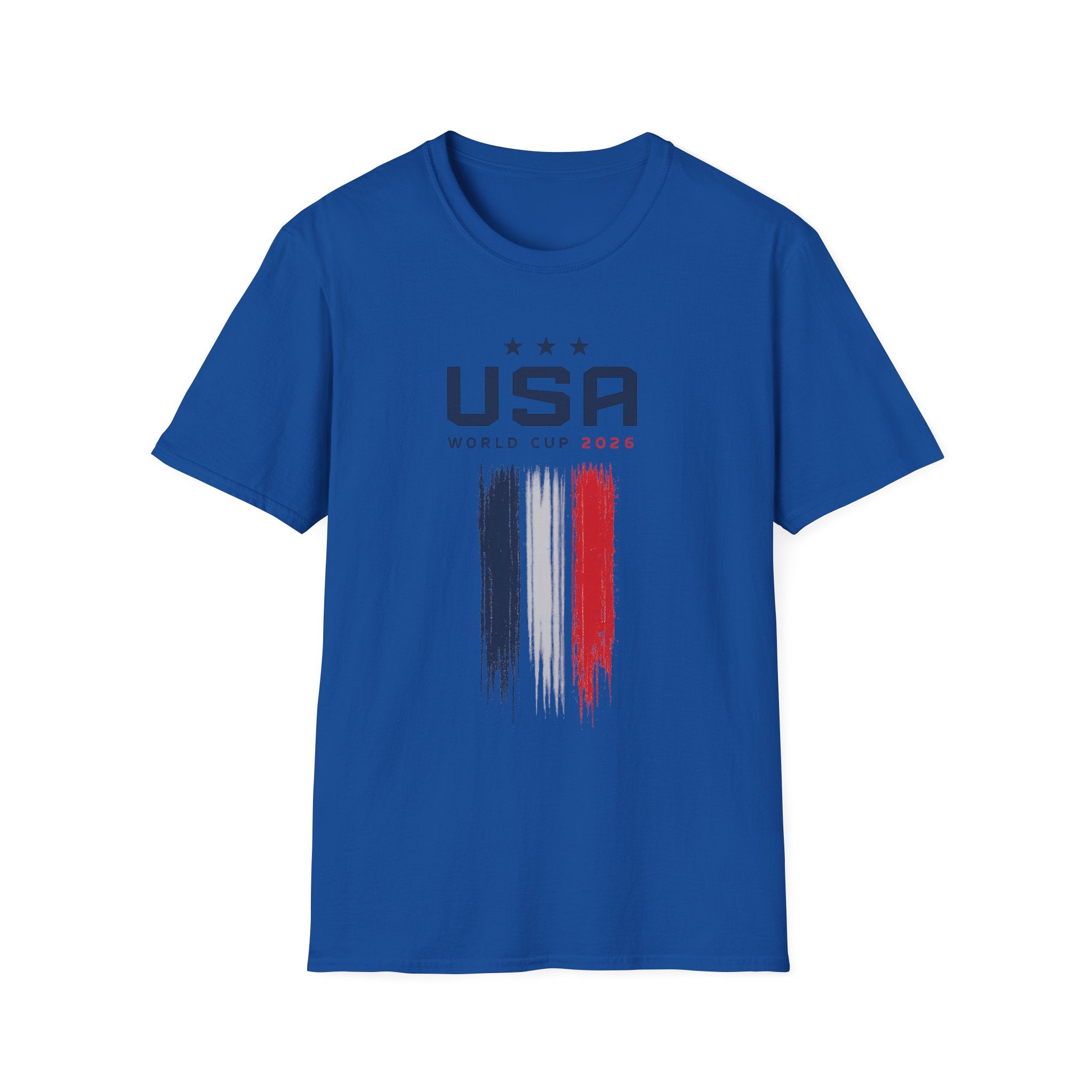 USA World Cup 2026 T-Shirt — Patriotic Red White Blue Soccer Fan Tee
