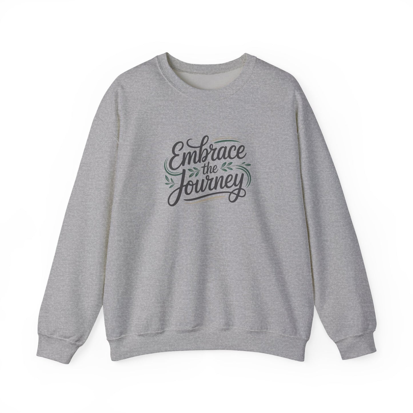 Embrace the Journey Sweatshirt | minimalist hand-lettered quote, script typography