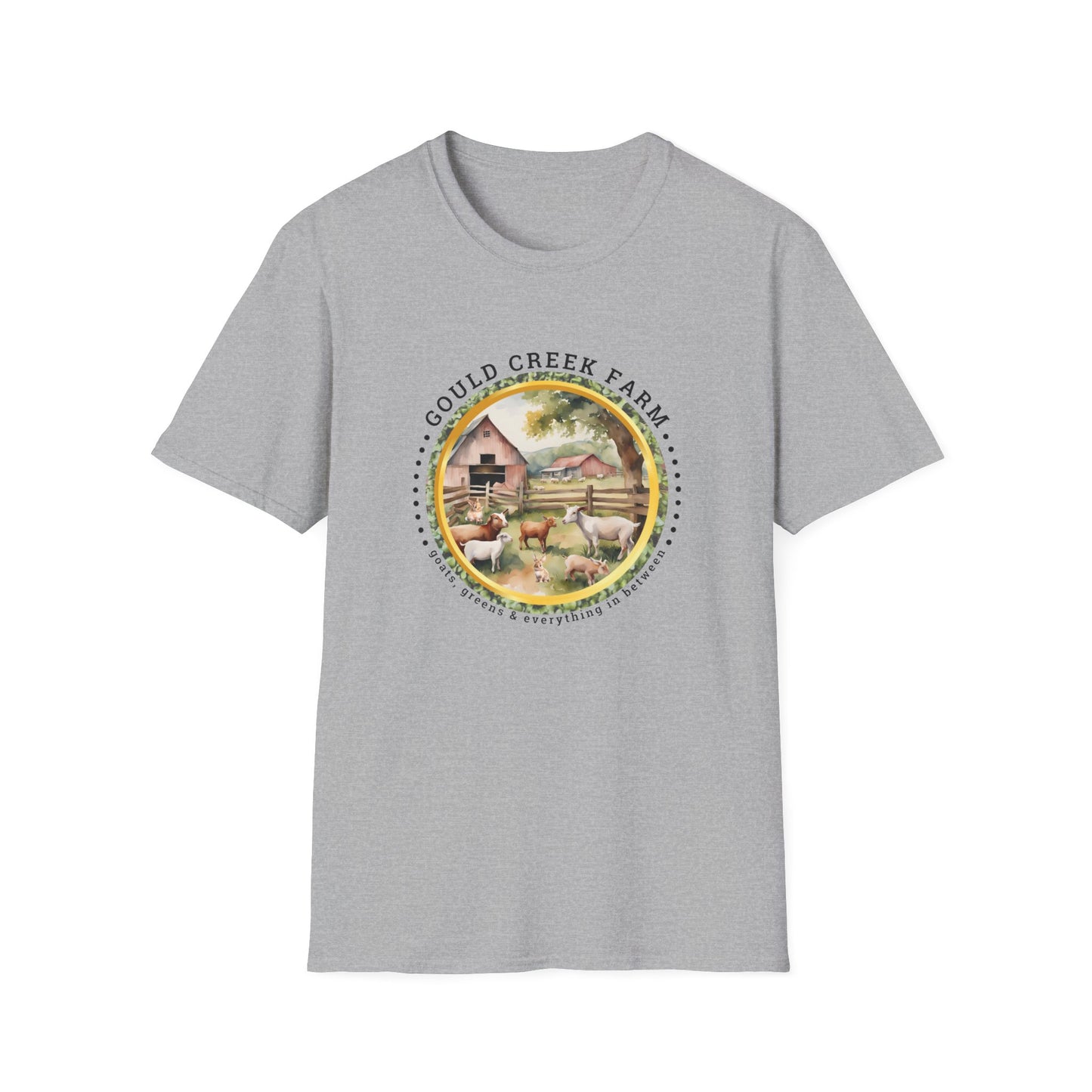 Gould Creek Farm Unisex Softstyle T-Shirt - Cozy Farmhouse Graphic Tee