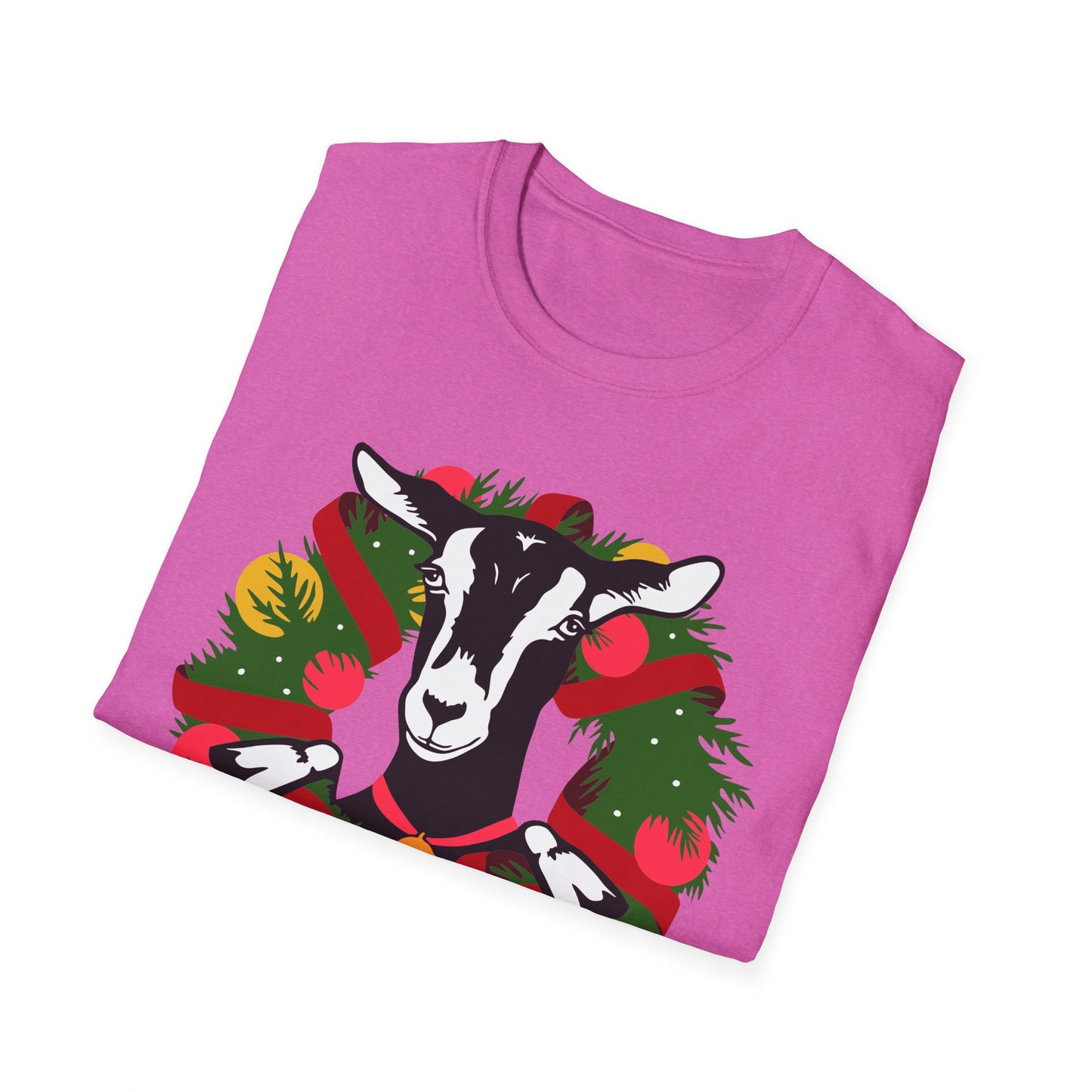 Goat Wreath - Unisex Softstyle T-Shirt