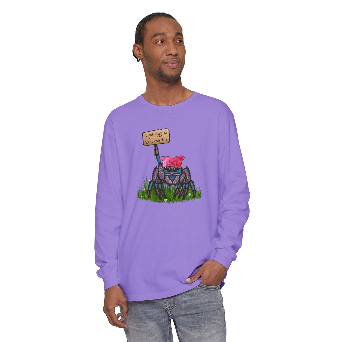 Unisex Garment-dyed Long Sleeve T-Shirt