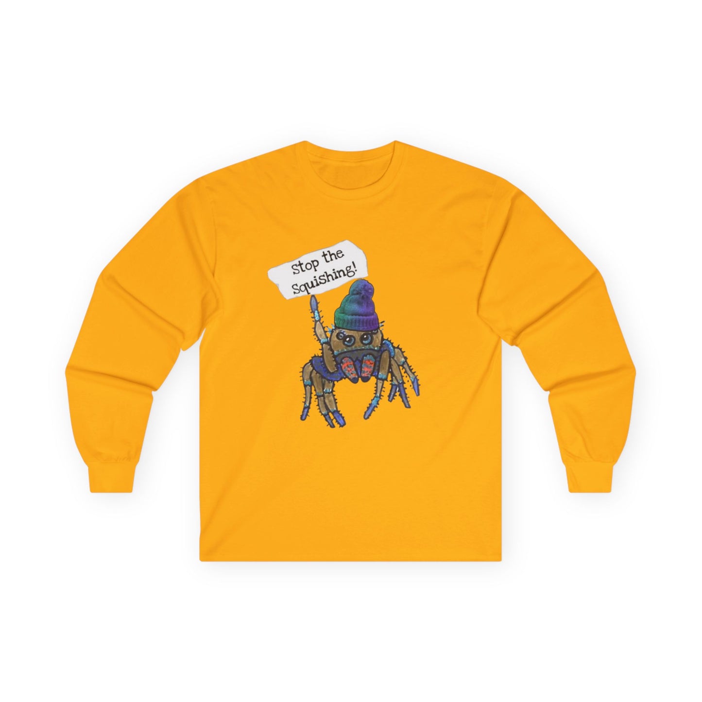 Stop The Squishing - Unisex Ultra Cotton Long Sleeve Tee