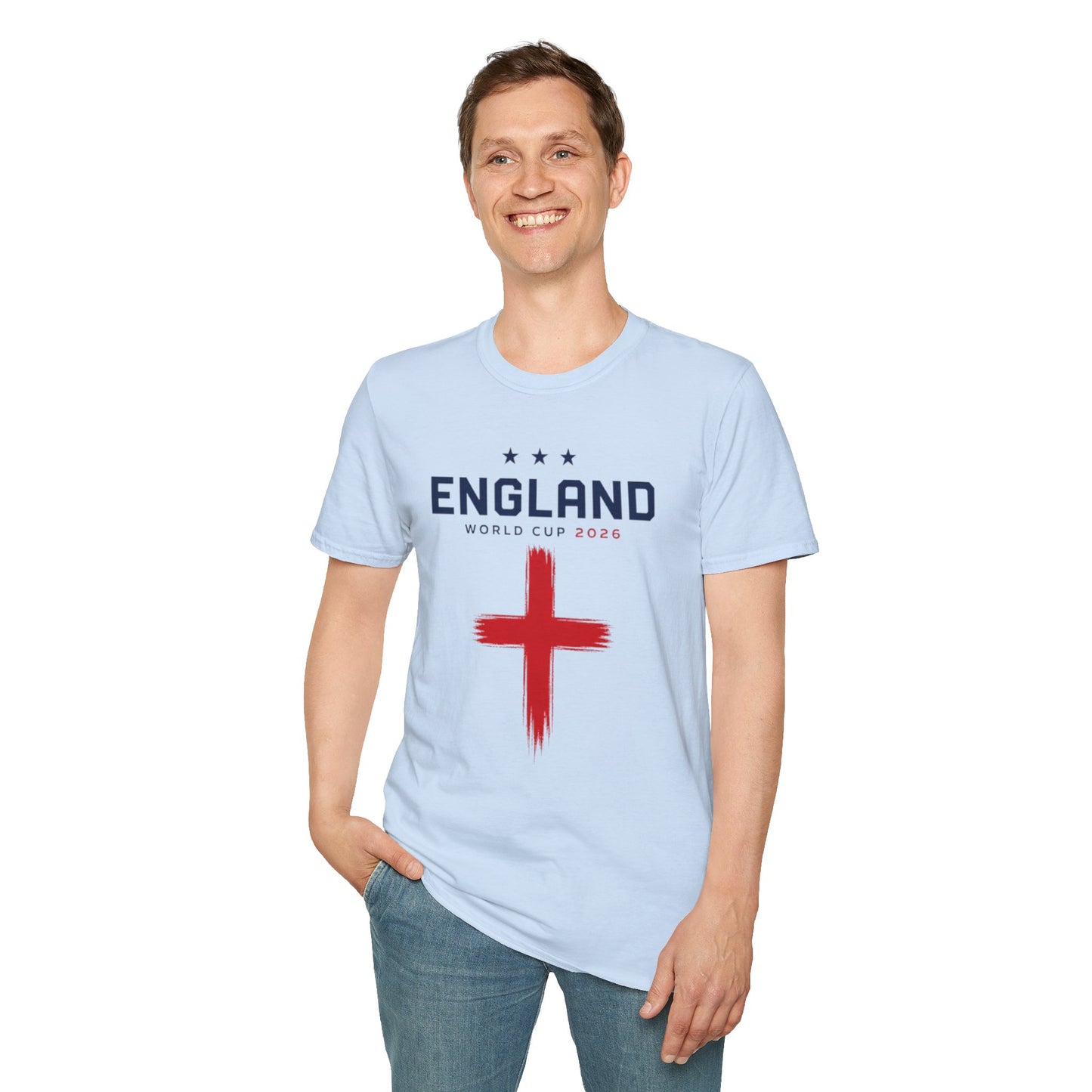 England World Cup 2026 T-Shirt — St. George Cross Football Fan Tee