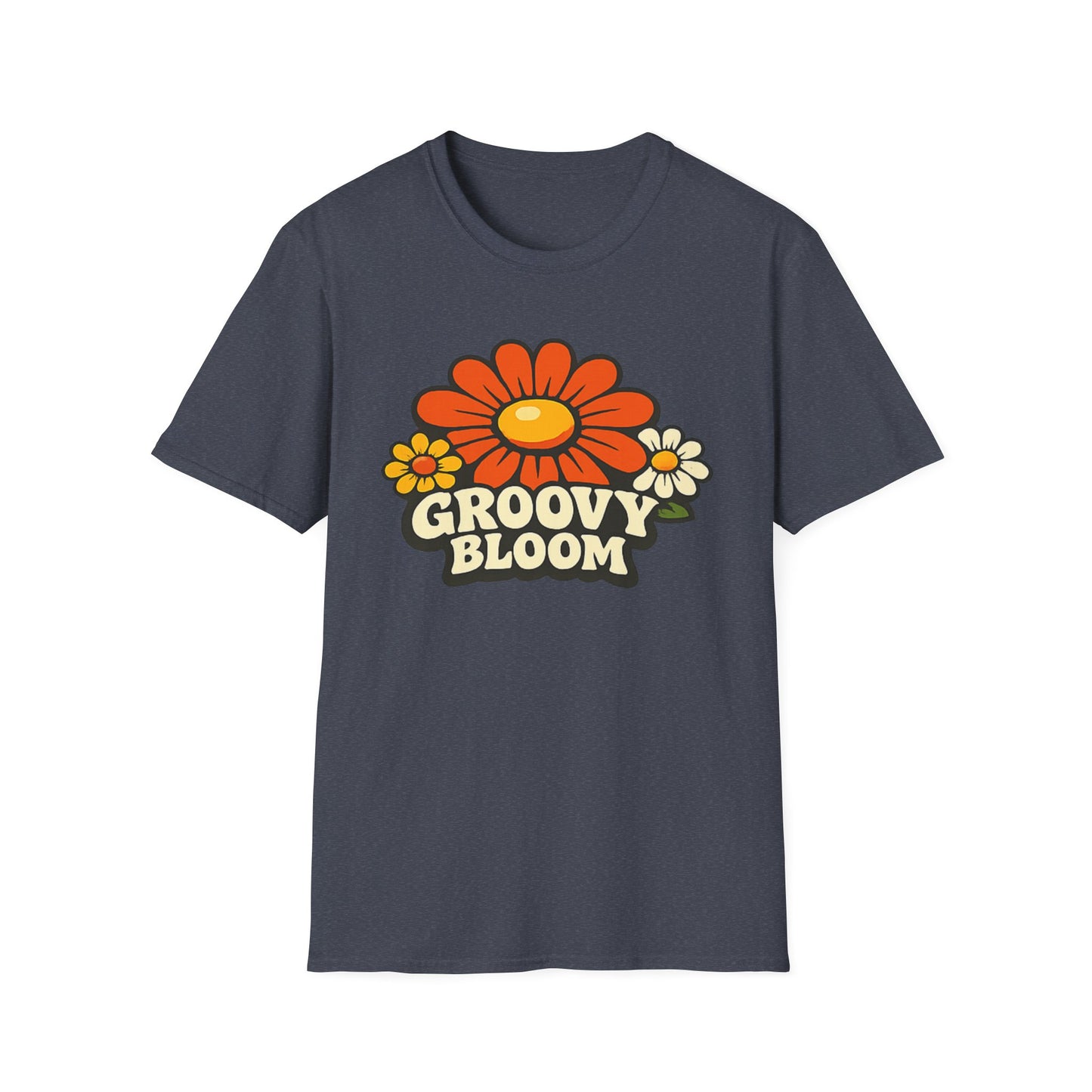Groovy 70s Bloom T-Shirt — Retro Floral Vintage Vibe