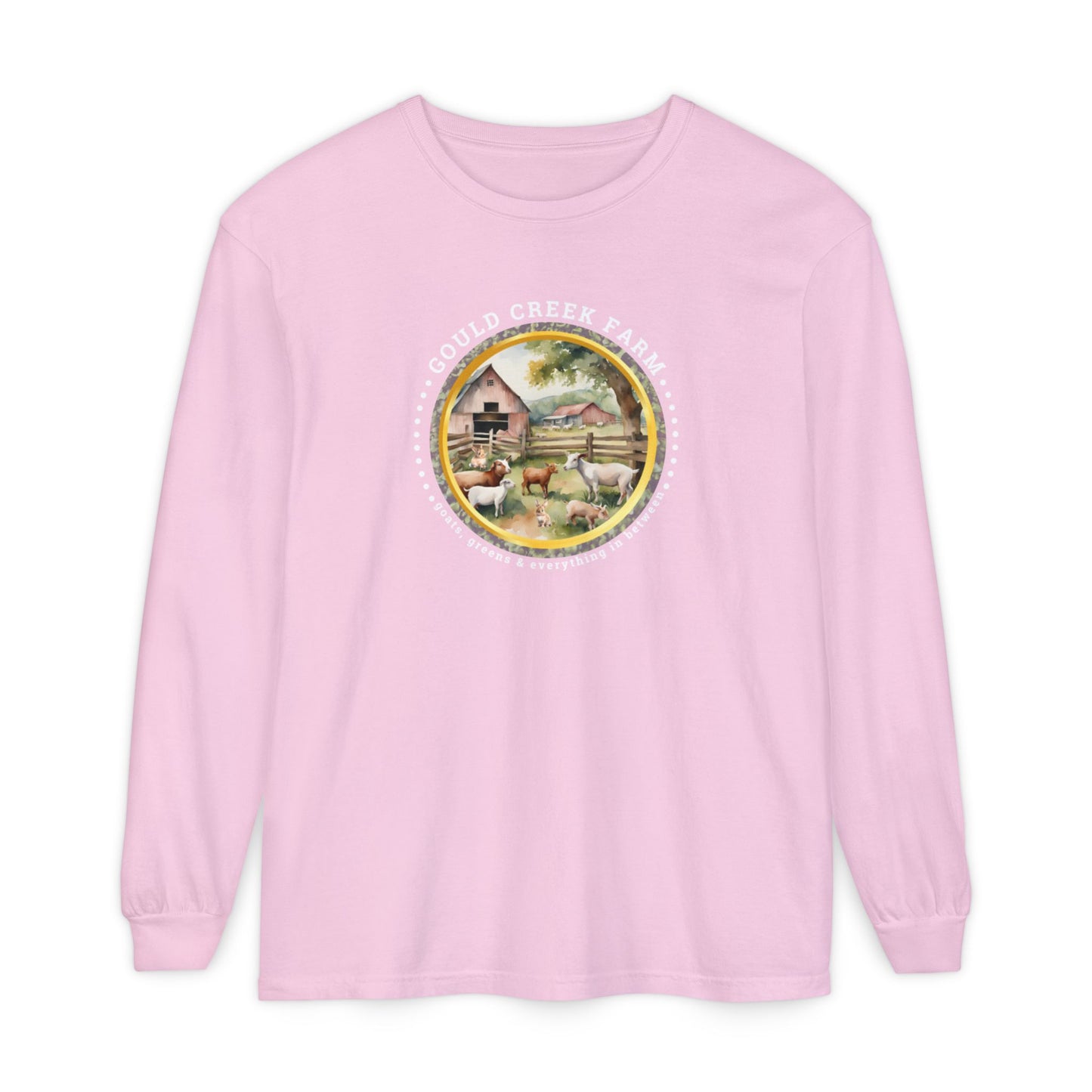 Gould Creek Farm - Unisex Garment-dyed Long Sleeve T-Shirt