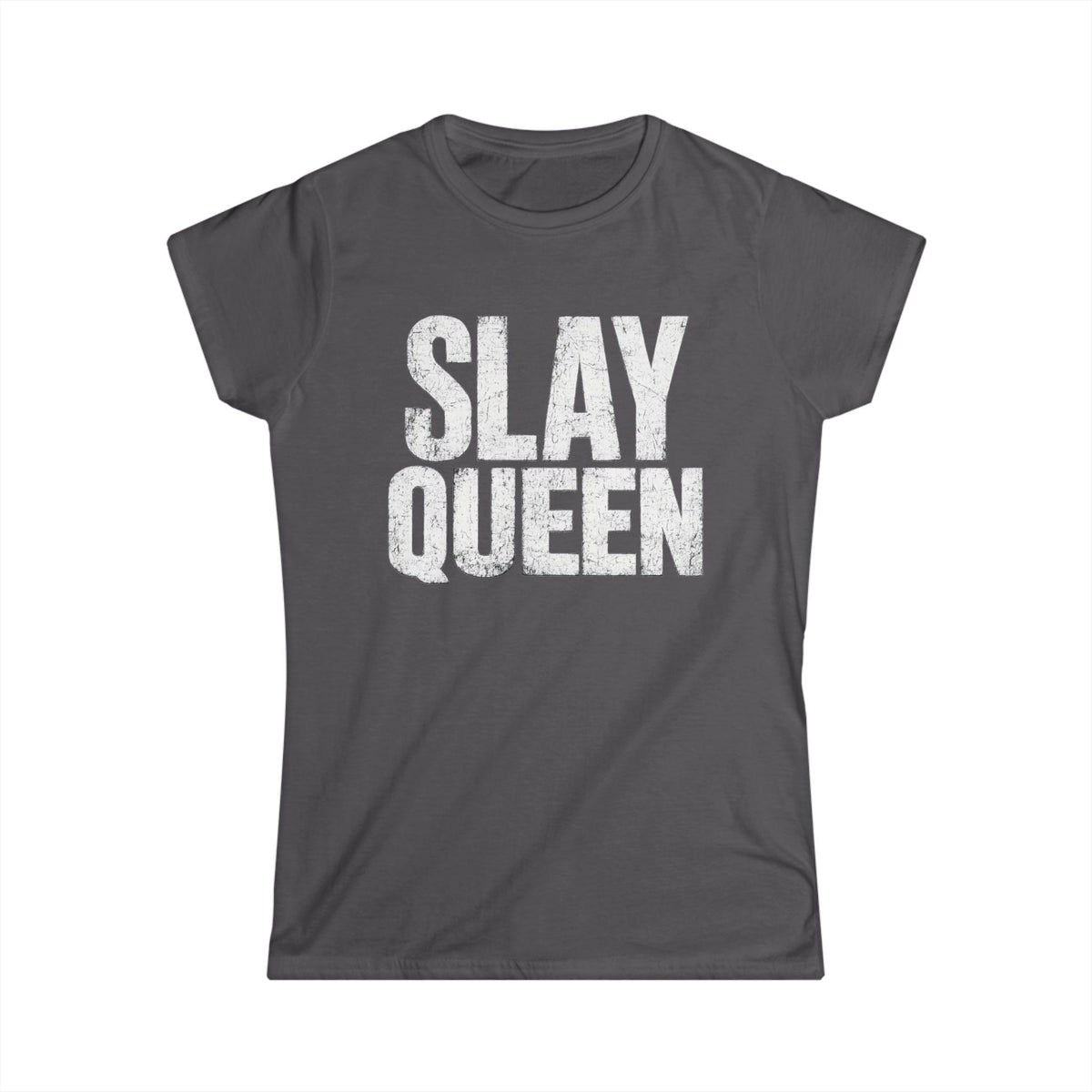 Slay Queen T-Shirt — Bold Vintage Graphic Tee for Confident Women