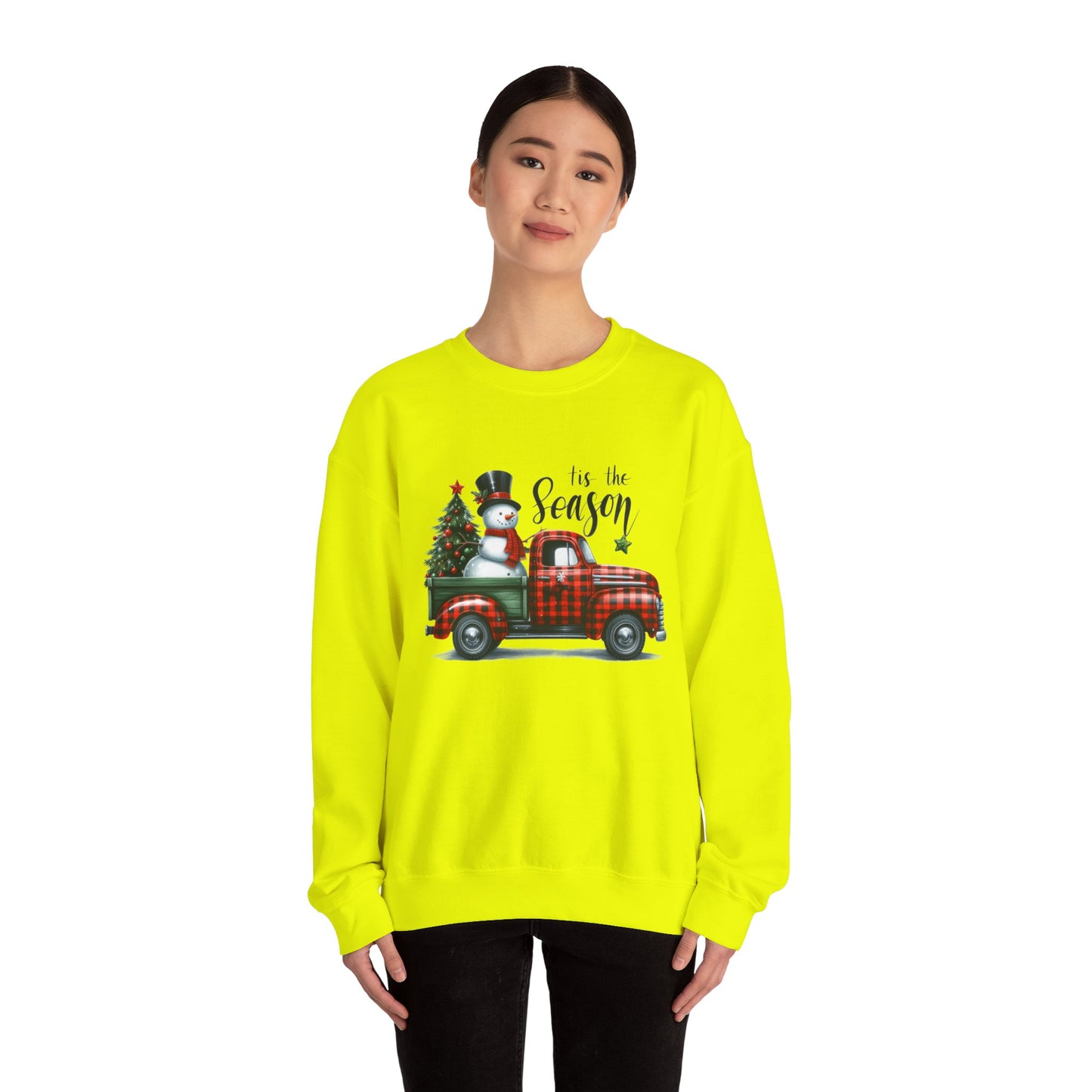 Snowman Truck Sweatshirt