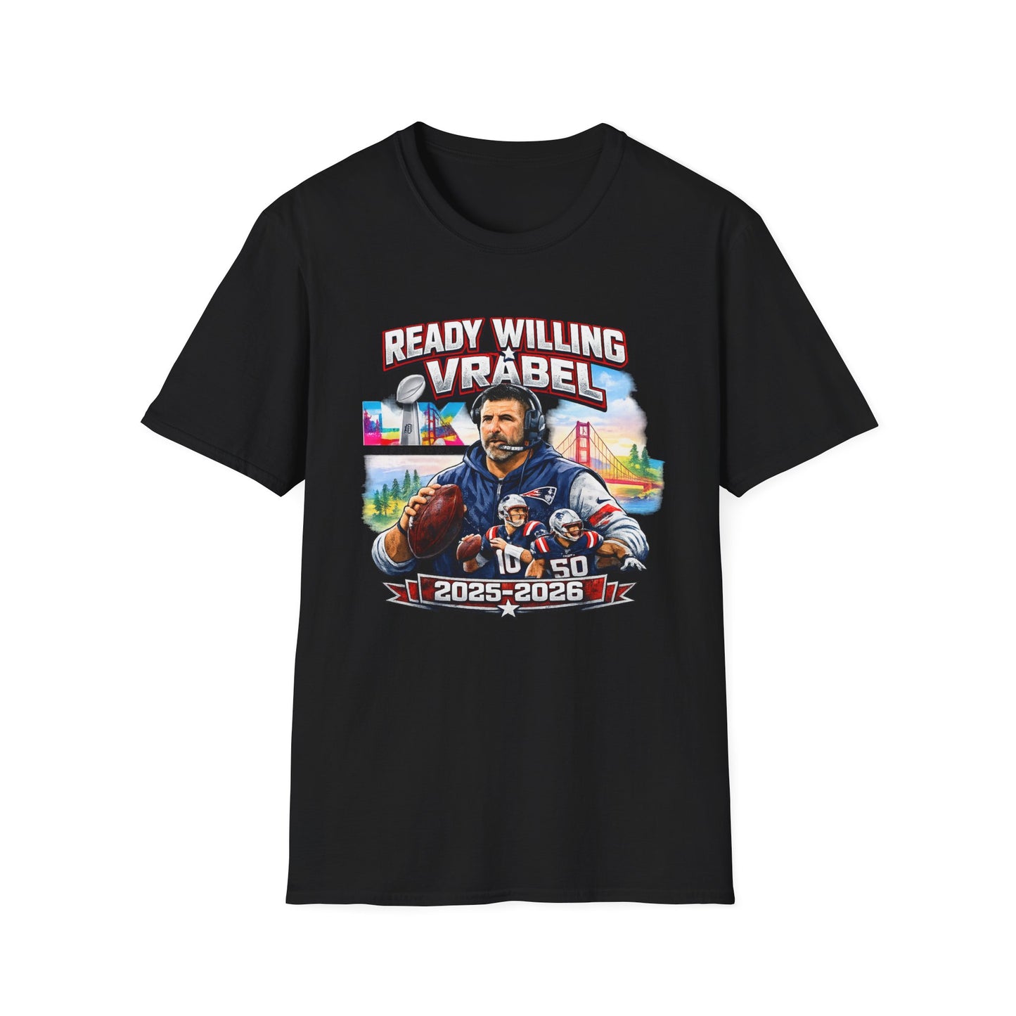 Ready Willing Vrabel 2025-2026 Football T-Shirt — Coach Tribute Tee
