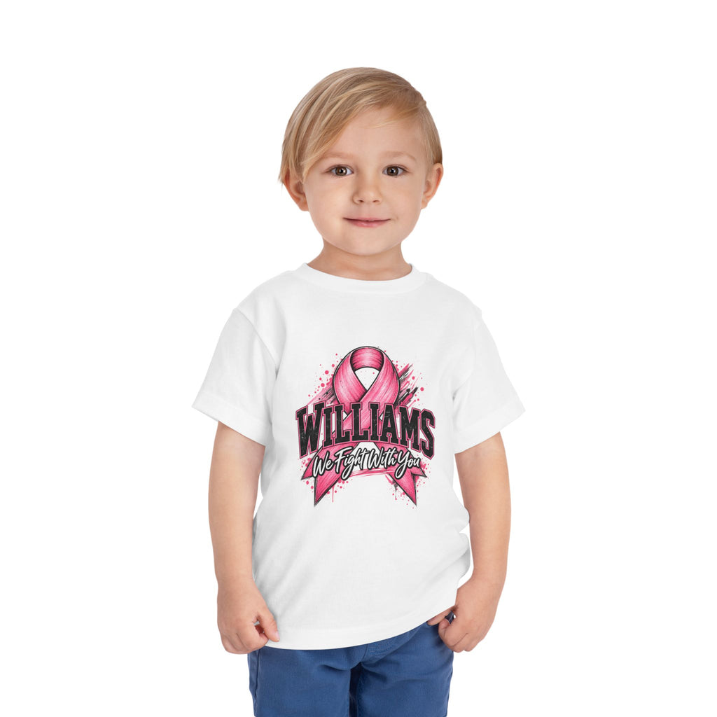 Williams “We Fight With You” Toddler Tee