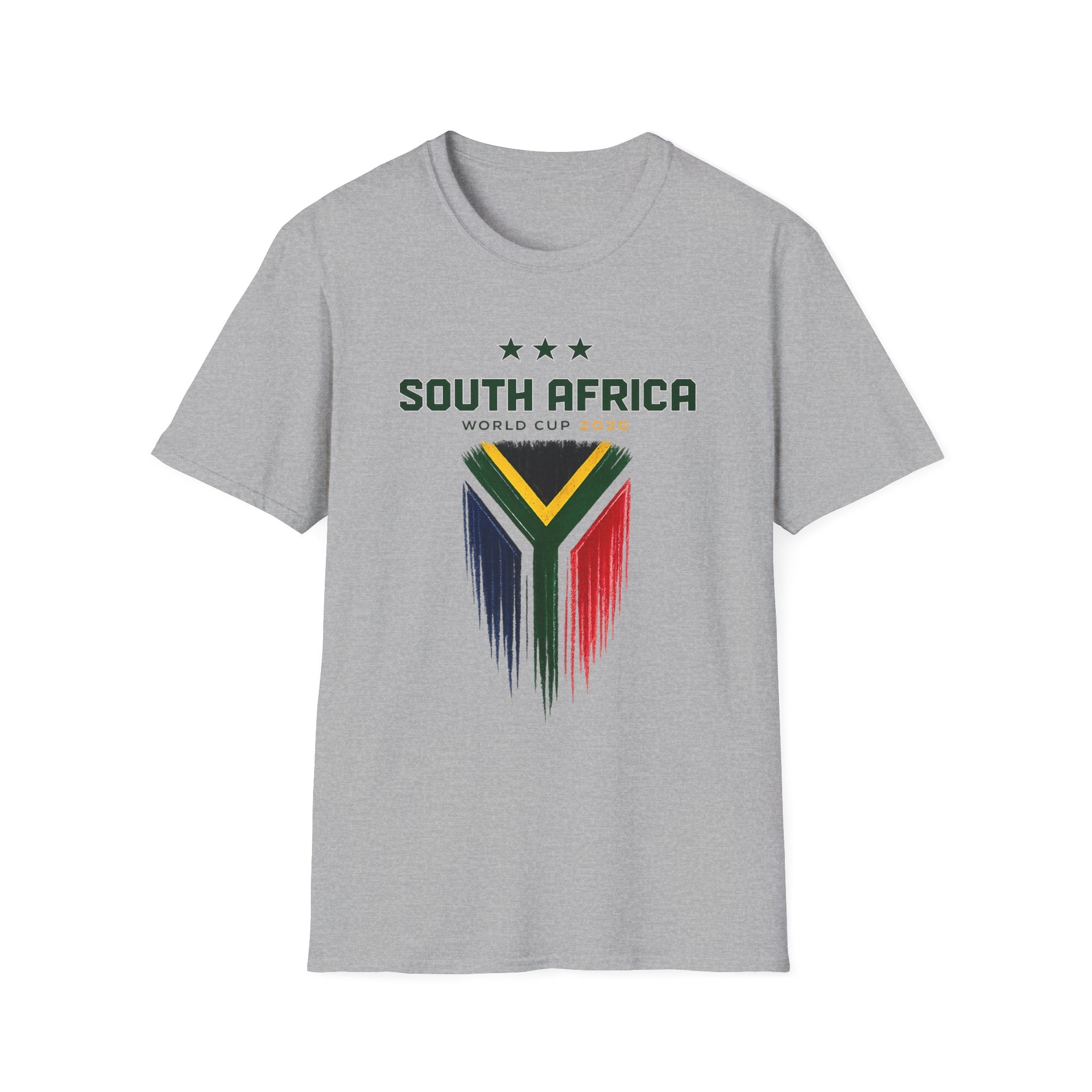 South Africa World Cup T-Shirt — Distressed Flag Soccer Fan Tee