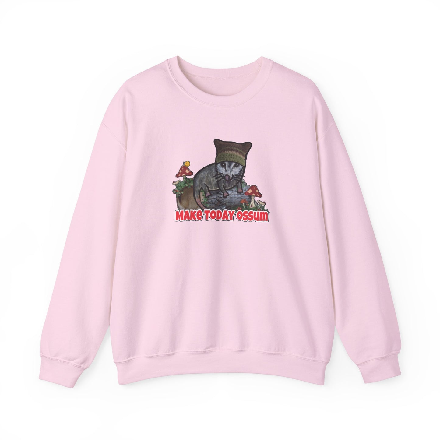 Make Today Ossum Cat Sweatshirt - Cozy Unisex Heavy Blend Crewneck