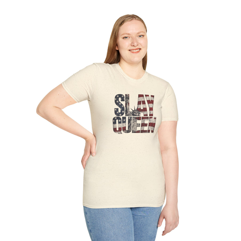 Slay Queen American Flag T-Shirt