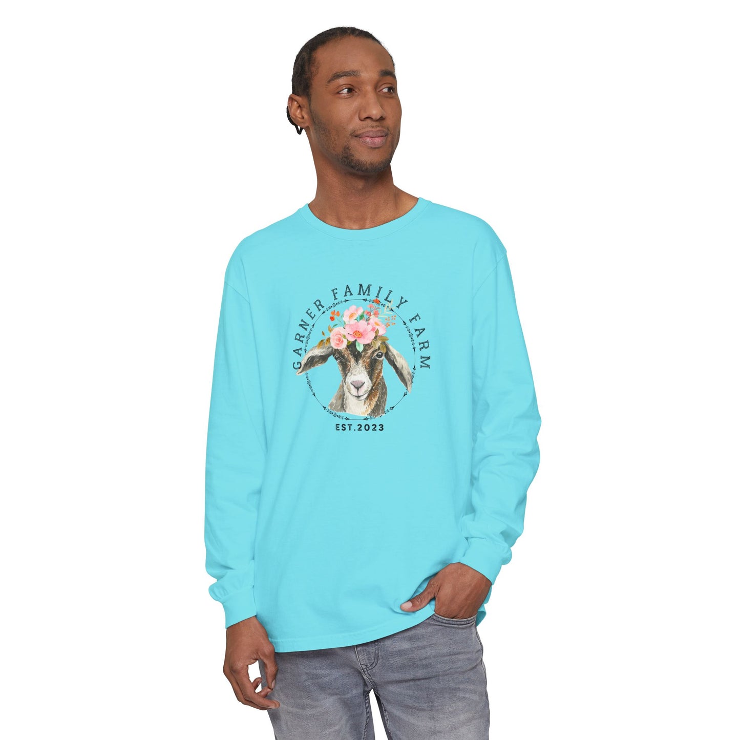 Garner Family Farm - Unisex Garment-dyed Long Sleeve T-Shirt