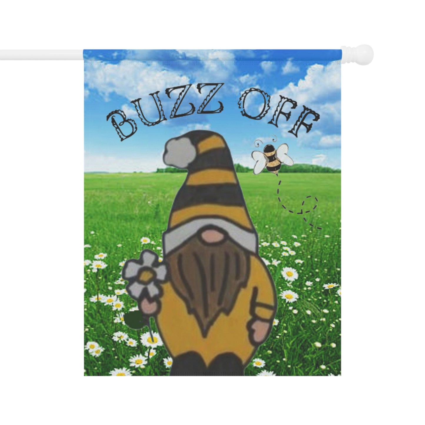 Buzz Off 1 - Garden & House Banner