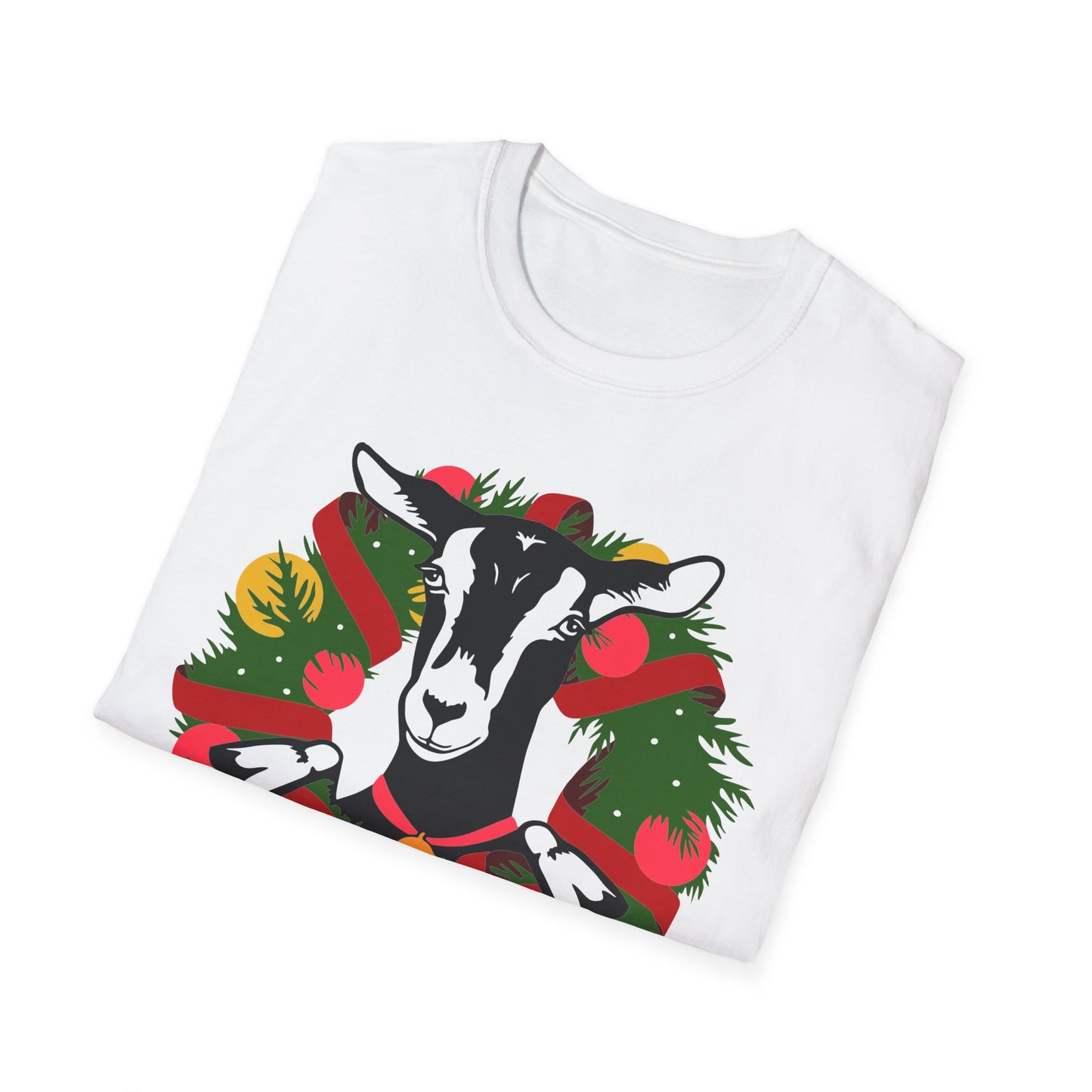 Goat Wreath - Unisex Softstyle T-Shirt