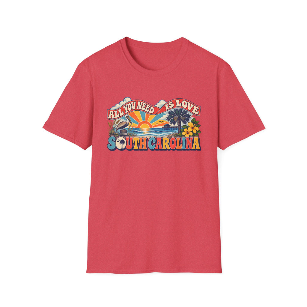 South Carolina Retro 'All You Need Is Love' T-Shirt