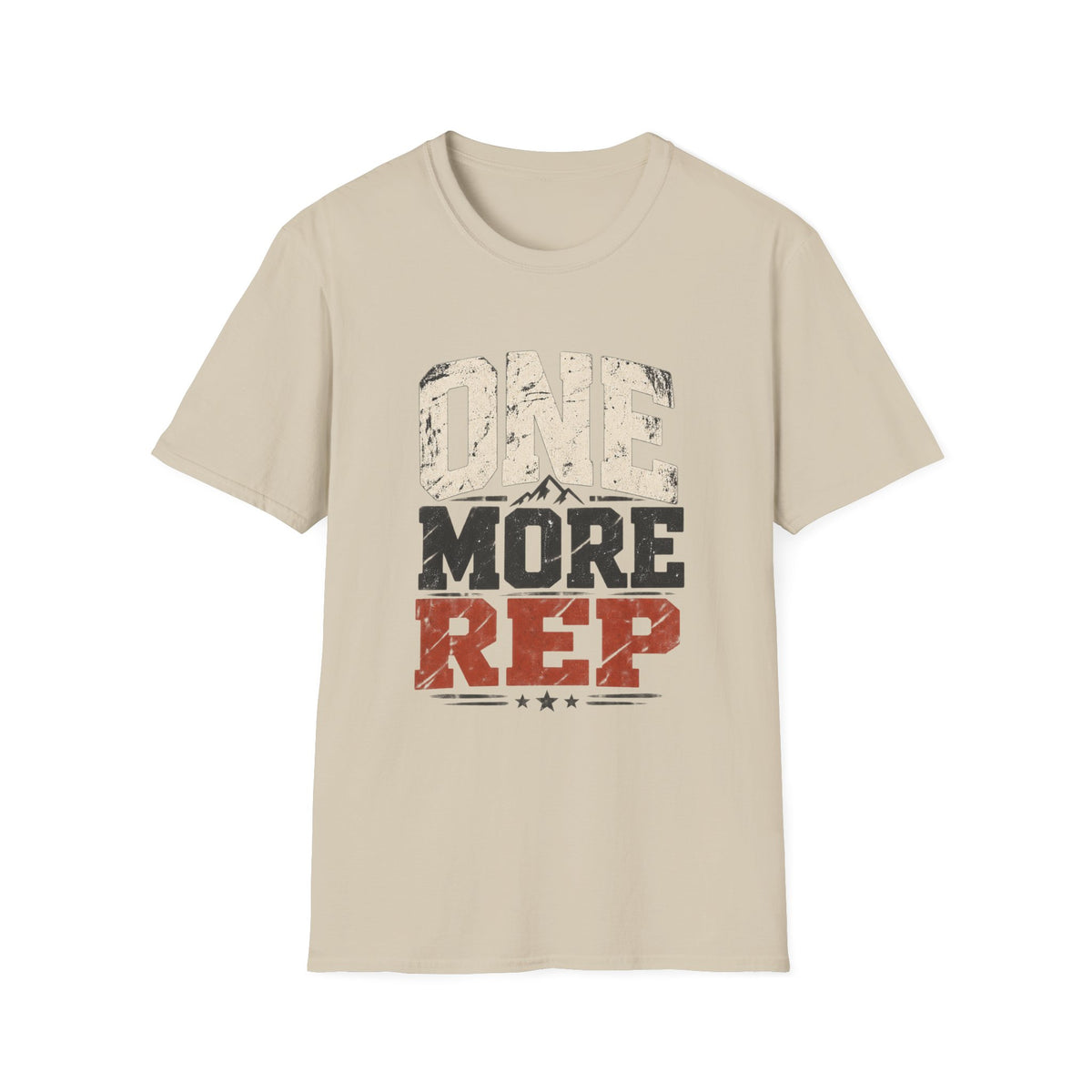 One More Rep – Vintage Workout & Fitness Graphic Tee