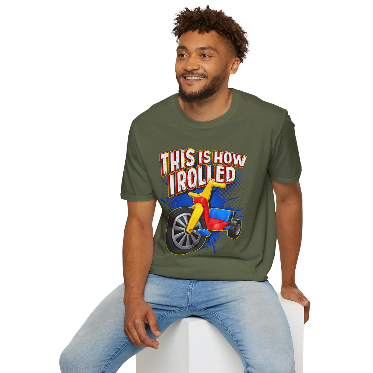 This Is How I Rolled – Retro Big Wheel Graphic Tee