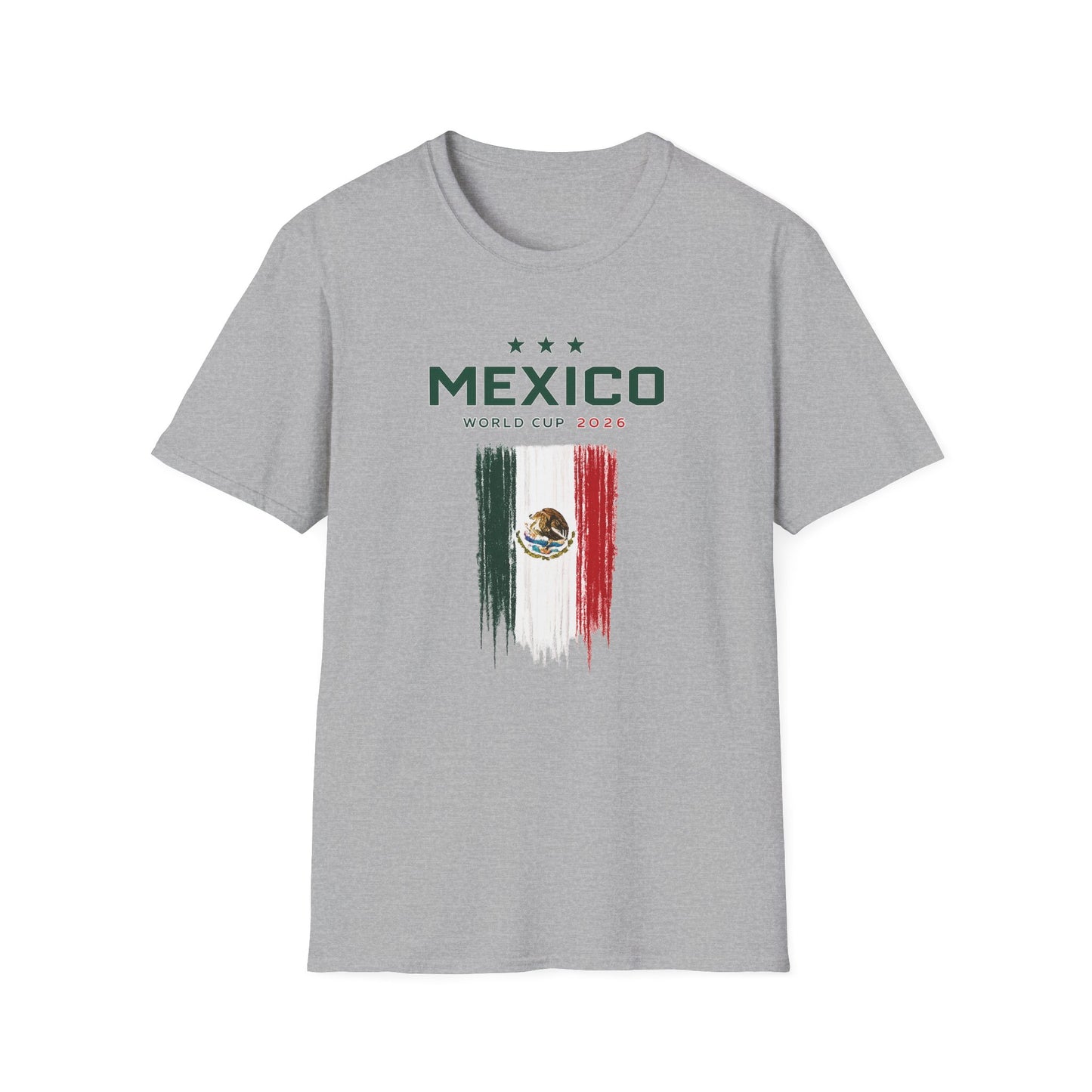 Mexico World Cup 2026 T-Shirt – Distressed Flag Soccer Tee