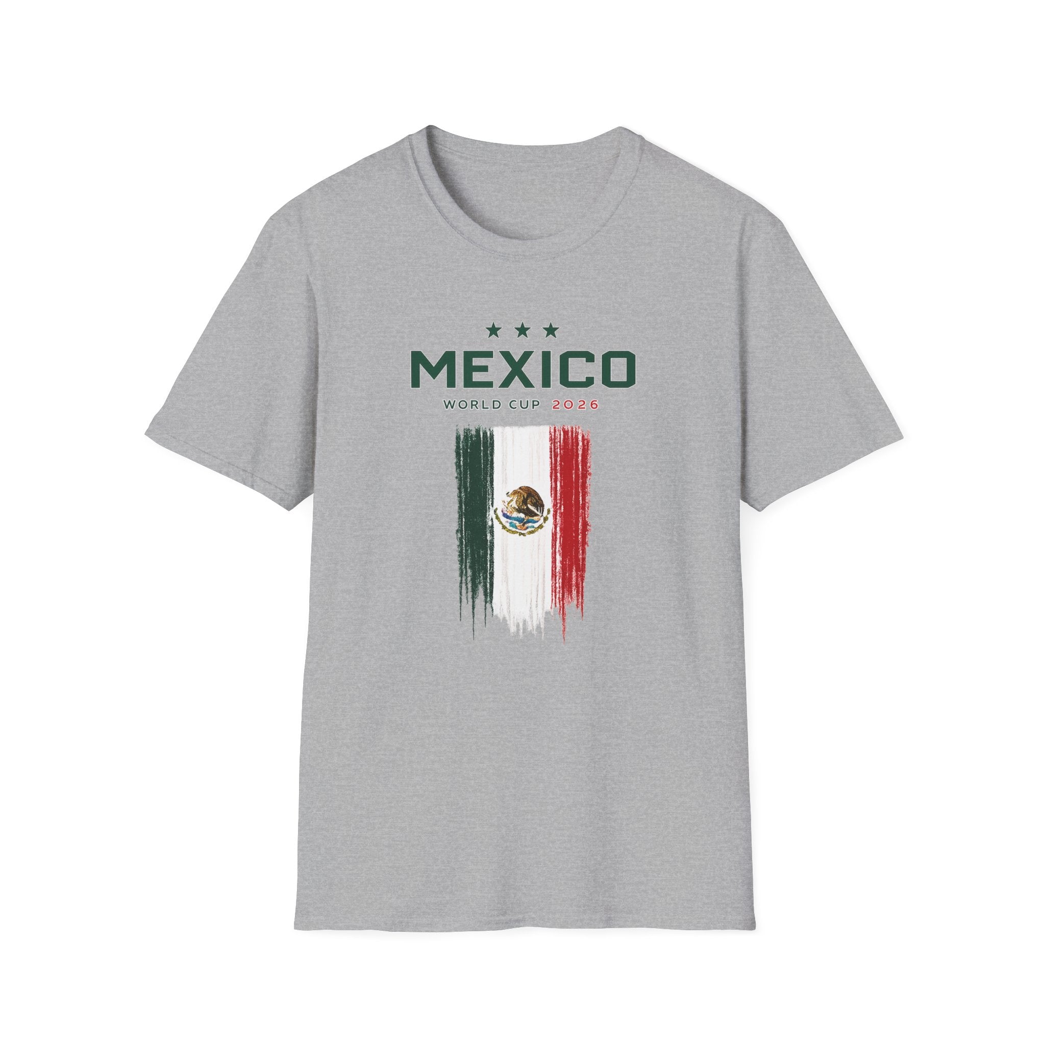Mexico World Cup 2026 T-Shirt – Distressed Flag Soccer Tee