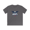 Kids Tee — "Little But Mighty" Eagle Patriotic Shirt