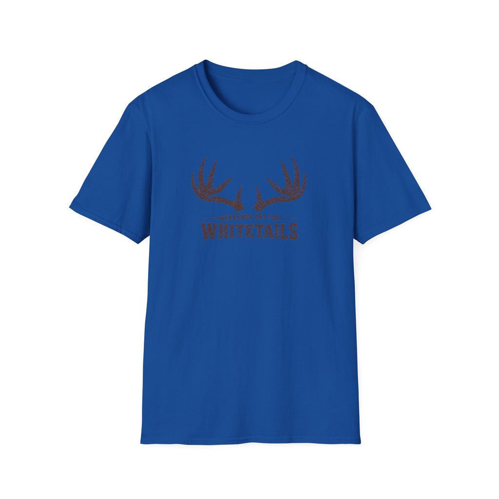 Whitetails Antler Tee — "Weekends Are For Whitetails" Hunting T‑Shirt