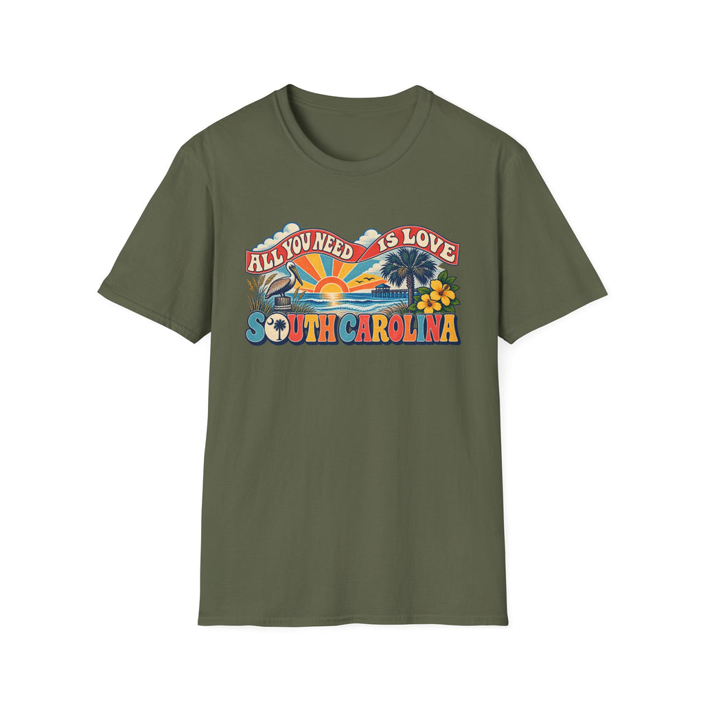 South Carolina Retro 'All You Need Is Love' T-Shirt