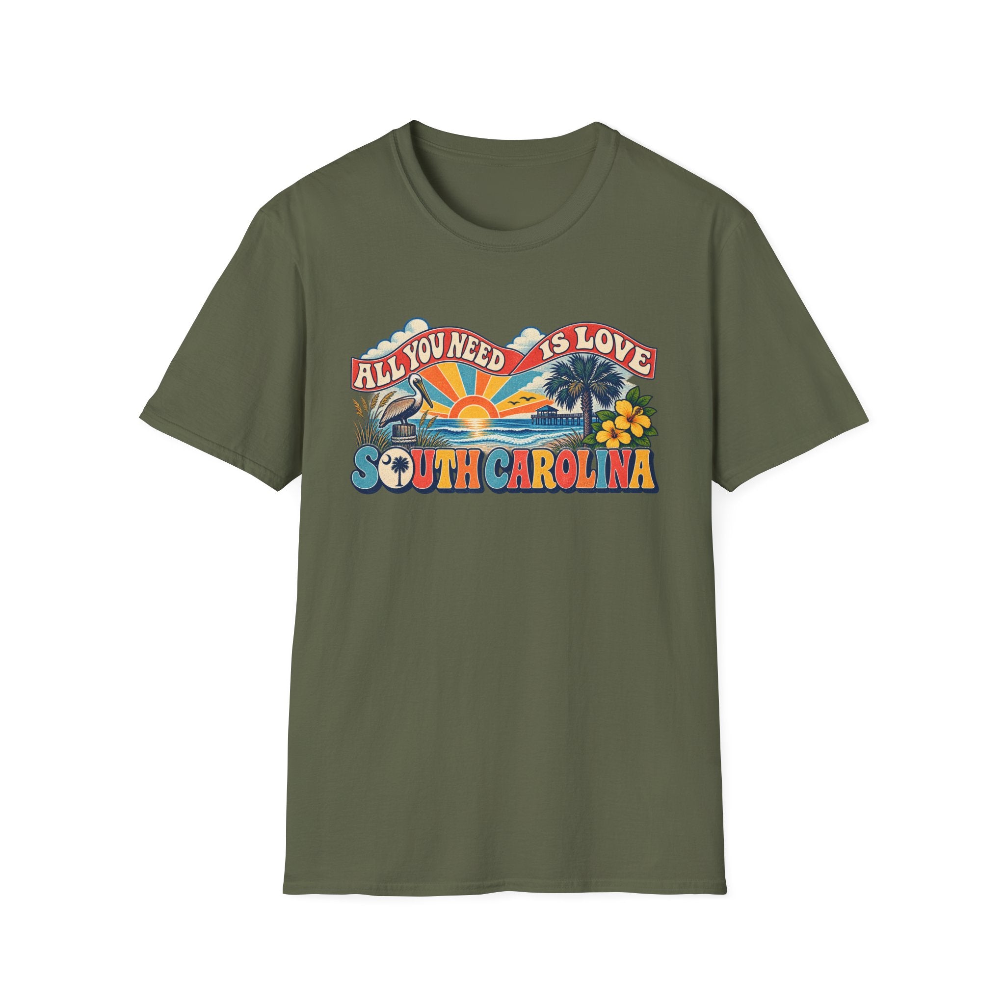 South Carolina Retro 'All You Need Is Love' T-Shirt