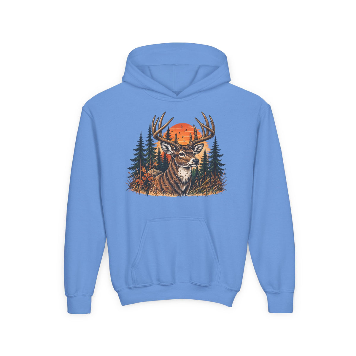 Whitetail Sunset Kids Hoodie
