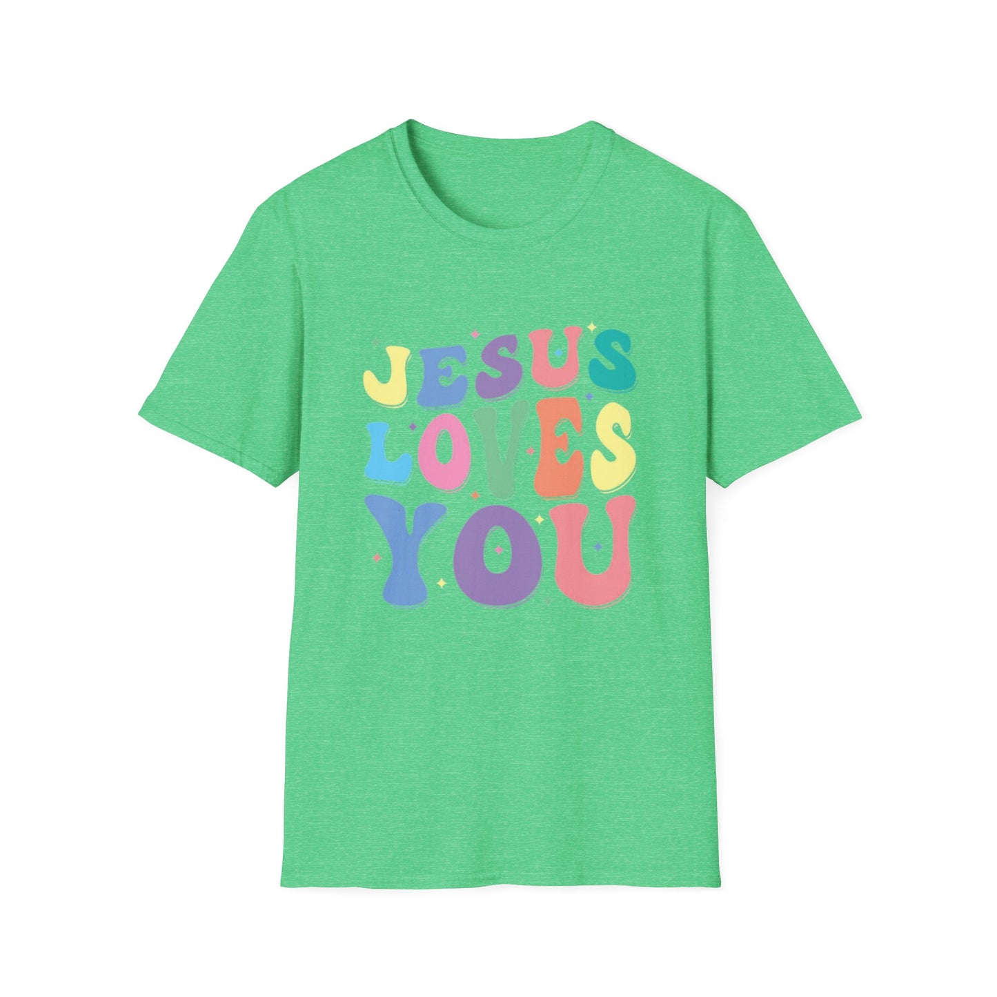 Jesus Loves You - Unisex Softstyle T-Shirt - Fun and Casual Wear for All Occasions