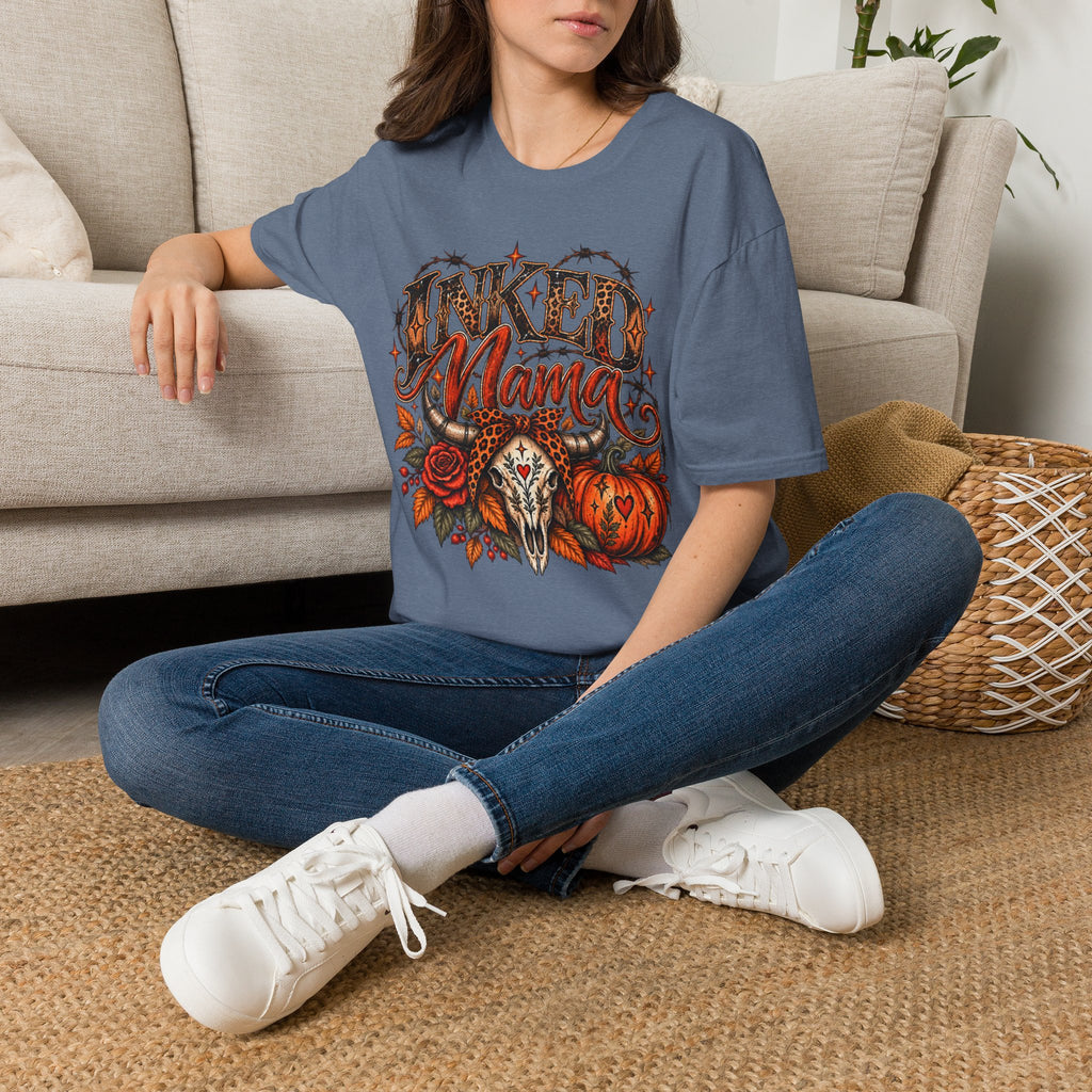 Inked Mama Autumn Western Tee